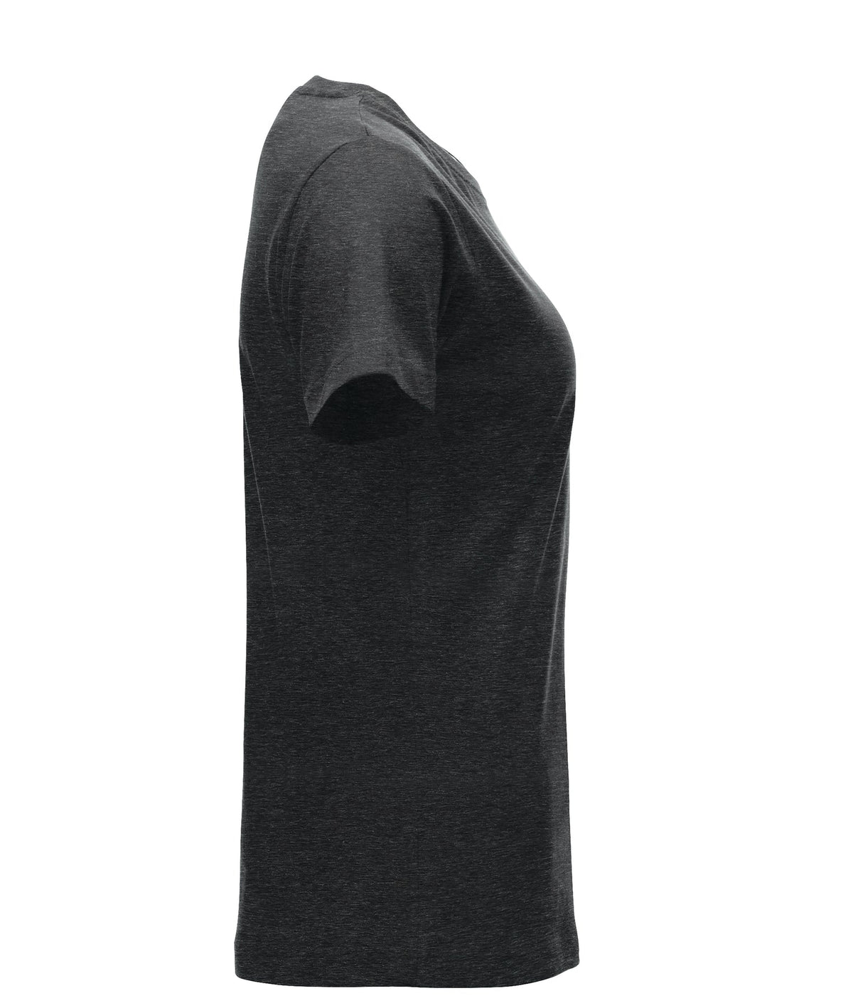 Clique New Classic-T Women Anthrazitmeliert, Seitenansicht rechts