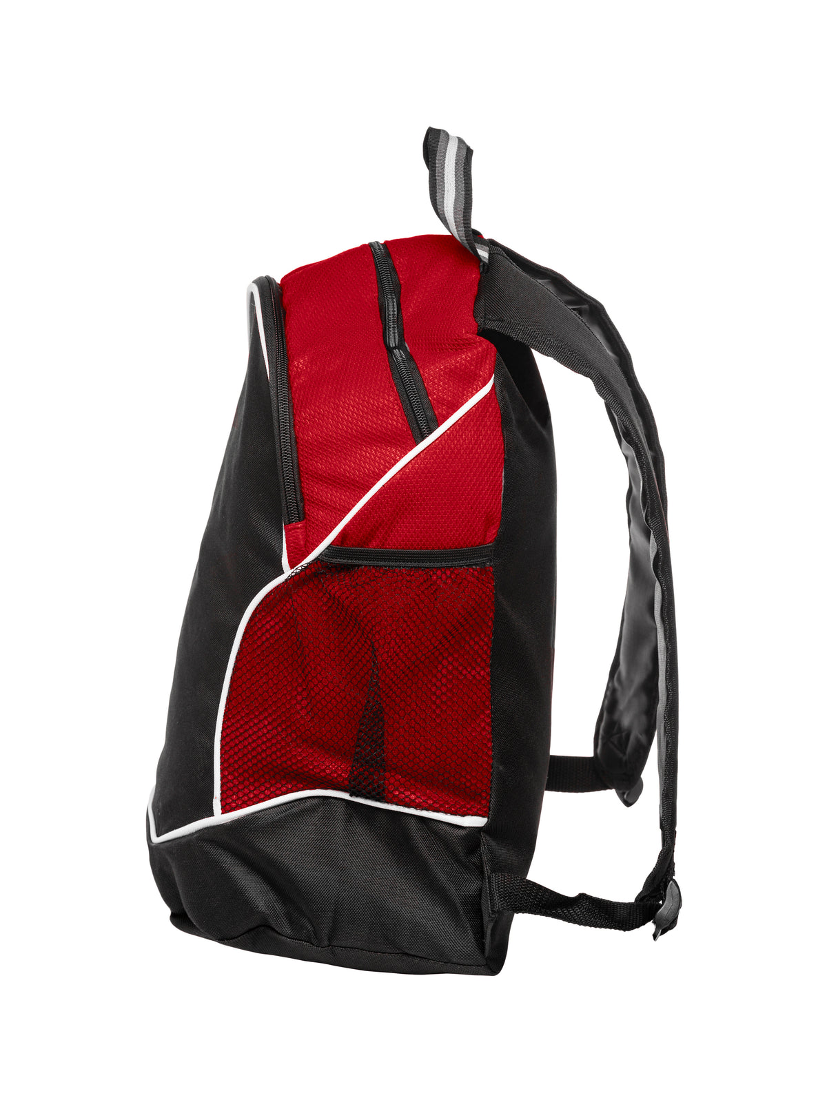Clique Basic Backpack Rot, Seitenansicht links