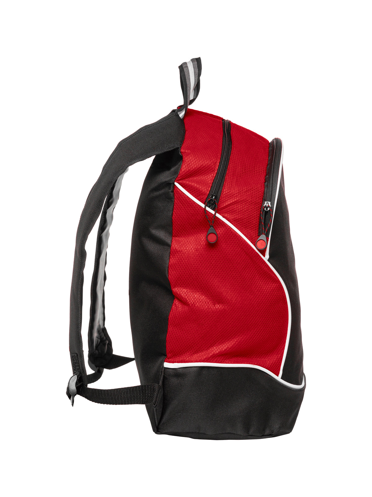 Clique Basic Backpack Rot, Seitenansicht rechts