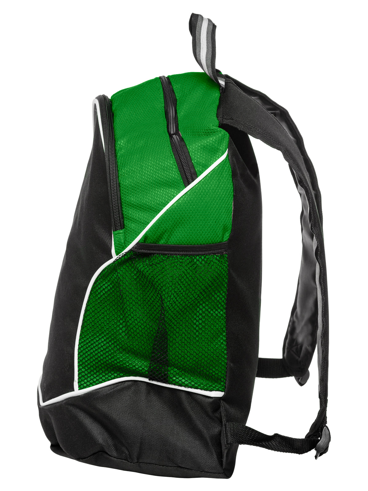 Clique Basic Backpack Apfelgrün, Seitenansicht links
