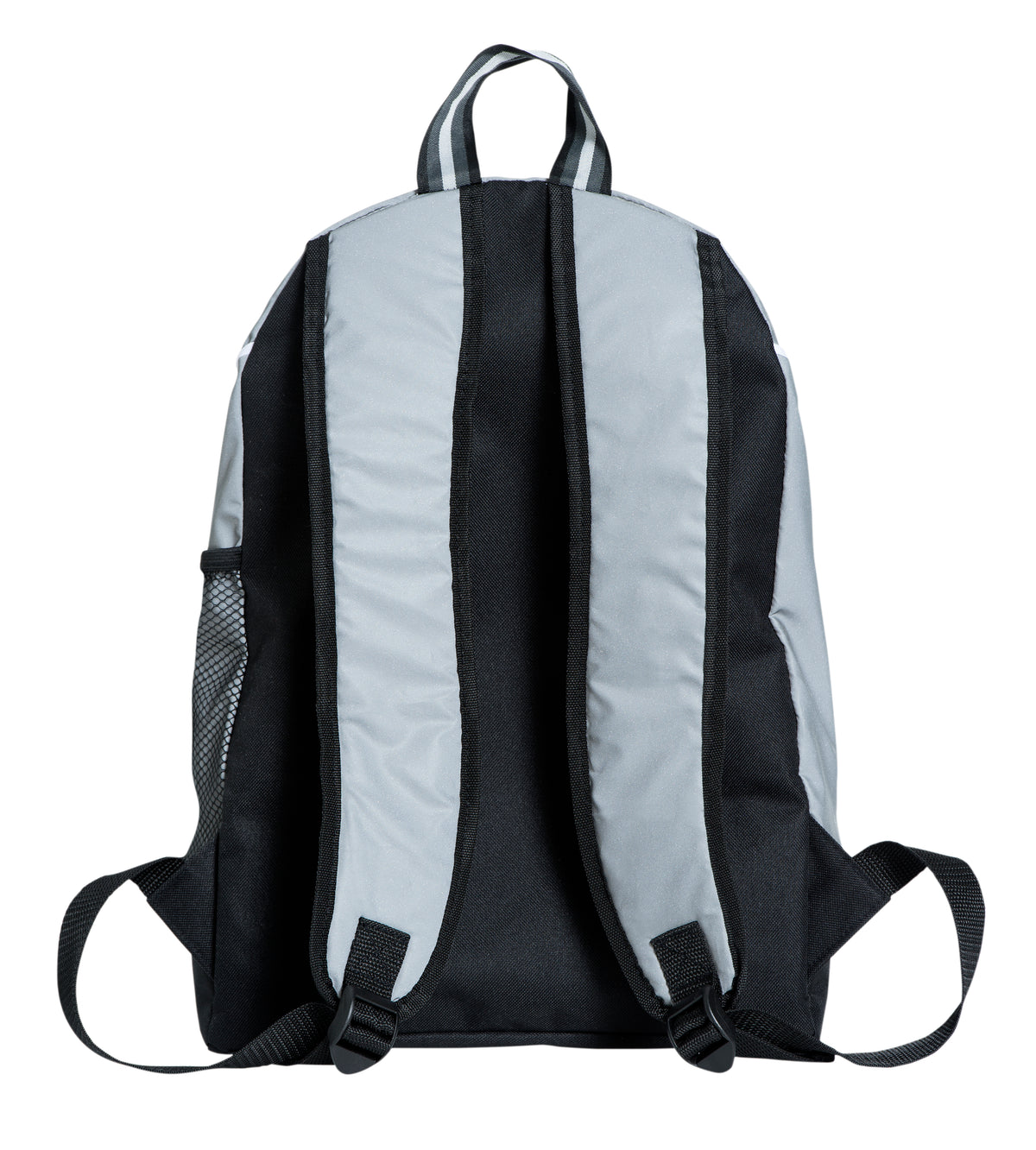 Clique Basic Backpack Reflective Grau reflektierend, Rückansicht