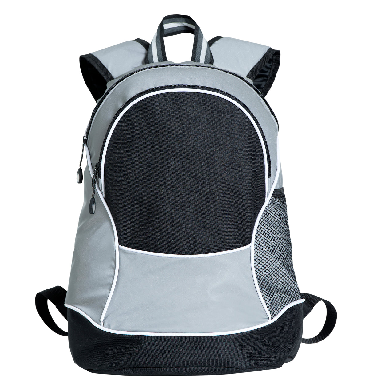 Clique Basic Backpack Reflective Grau reflektierend, Vorderansicht