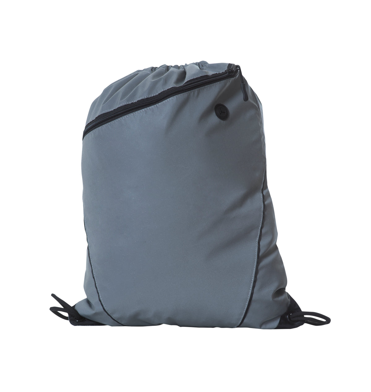 Clique Smart Backpack Reflective Grau reflektierend, Vorderansicht
