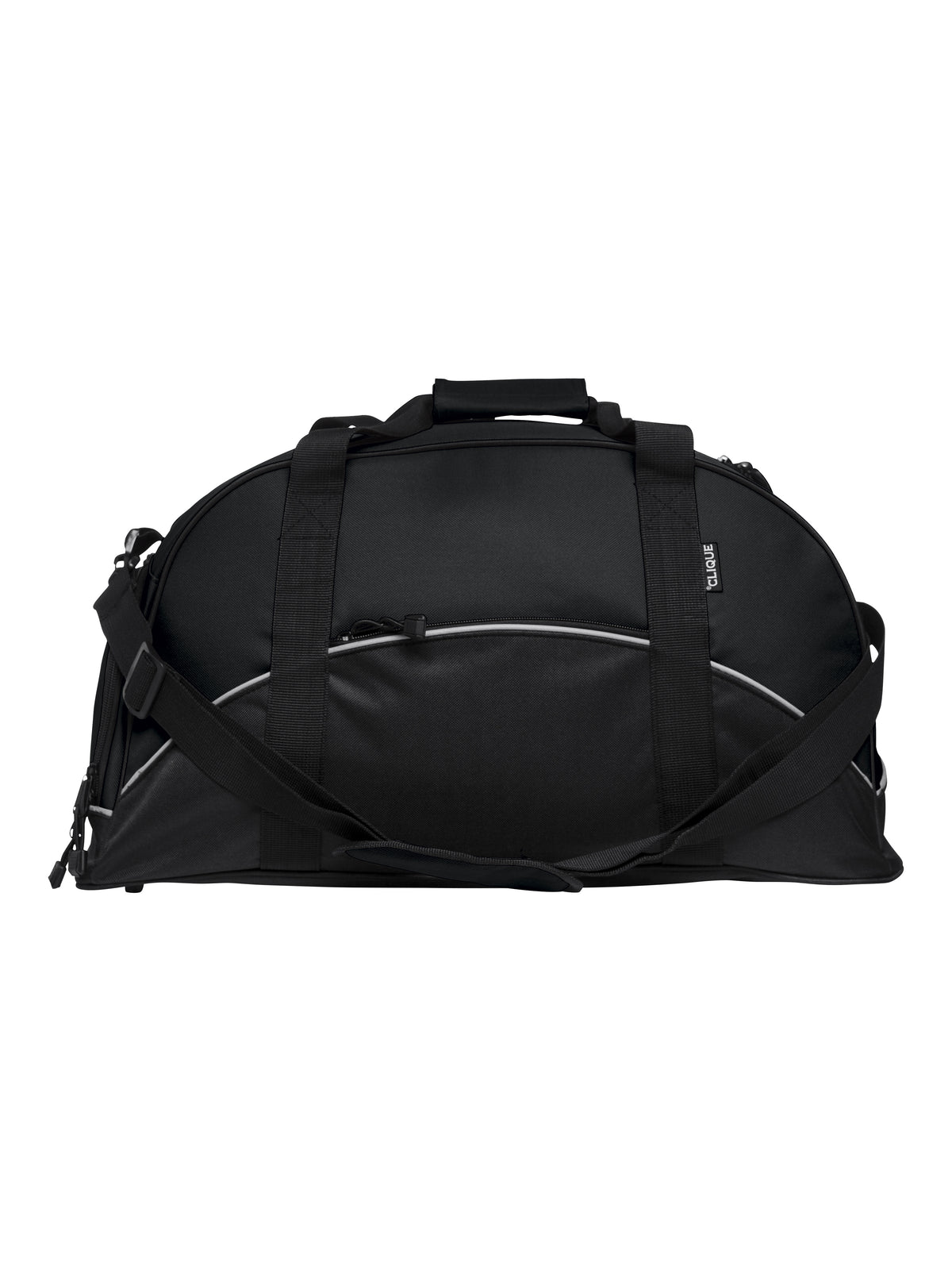 Clique Sportbag Schwarz, Vorderansicht