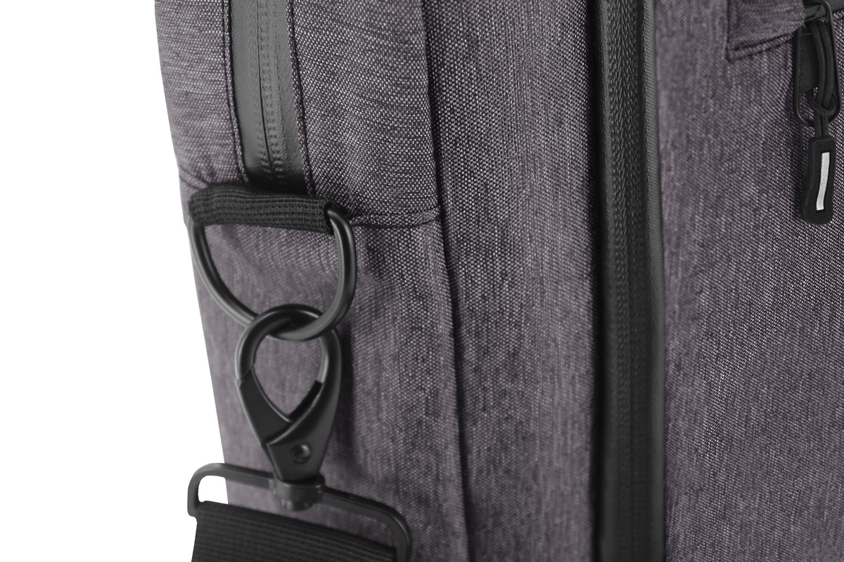 Clique Laptop Bag Anthrazitmeliert, Detailansicht