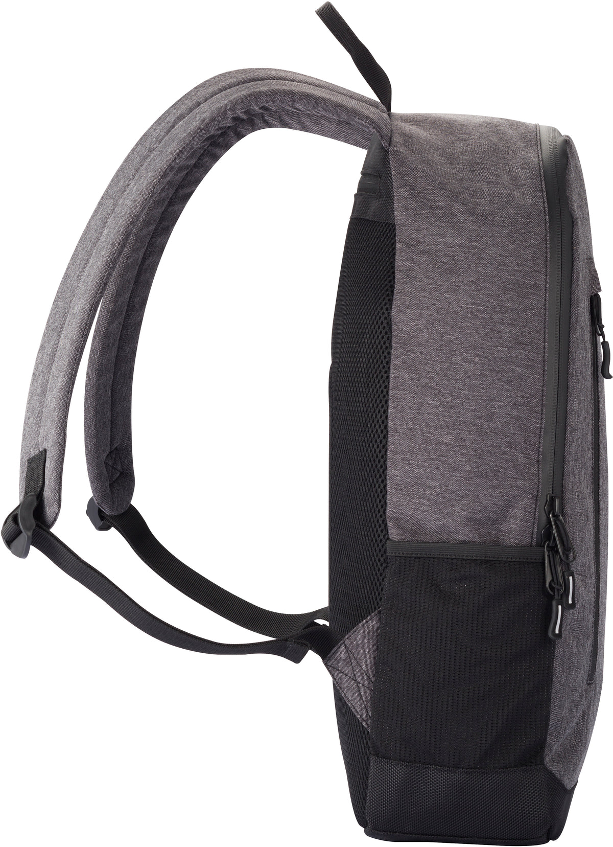 Clique Street Backpack Anthrazitmeliert, Seitenansicht rechts