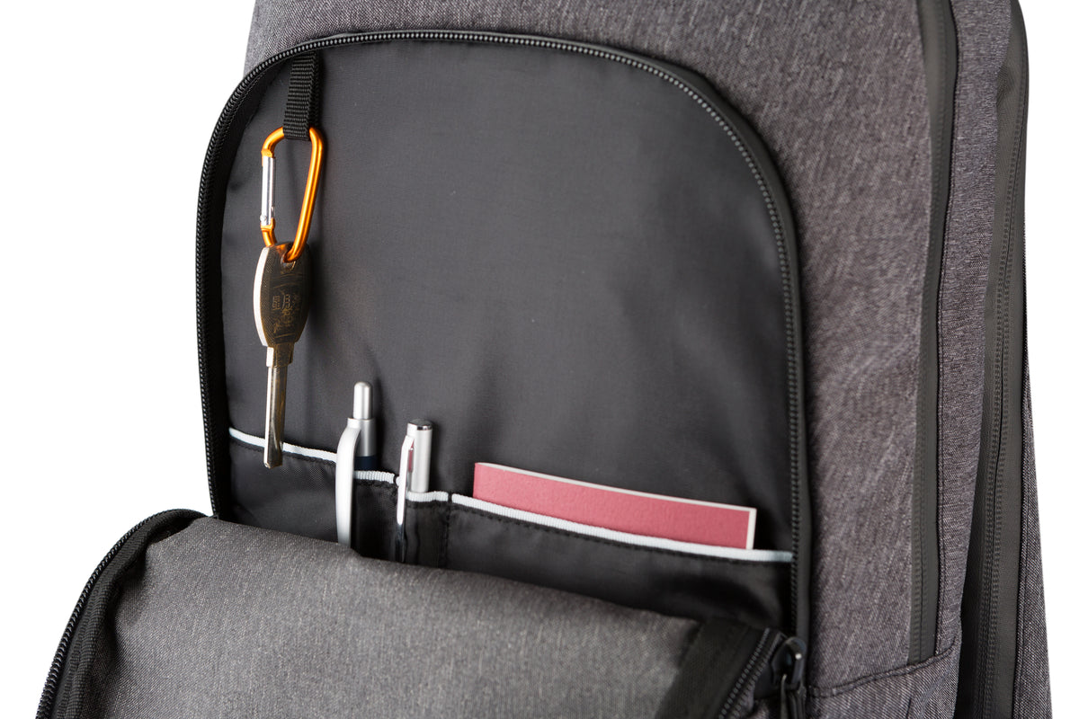 Clique City Backpack Anthrazitmeliert, Detailansicht