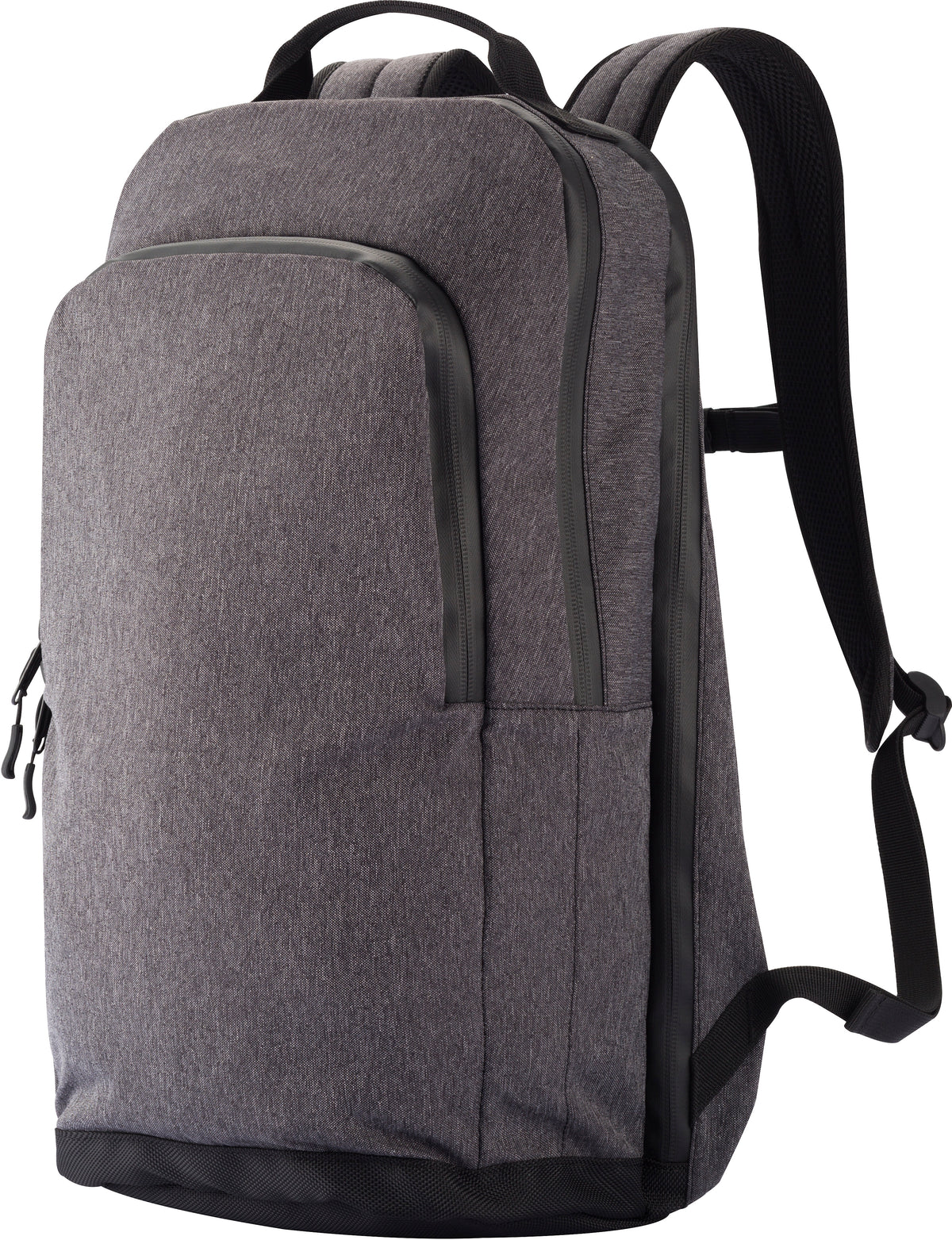 Clique City Backpack Anthrazitmeliert, Vorderansicht Detail