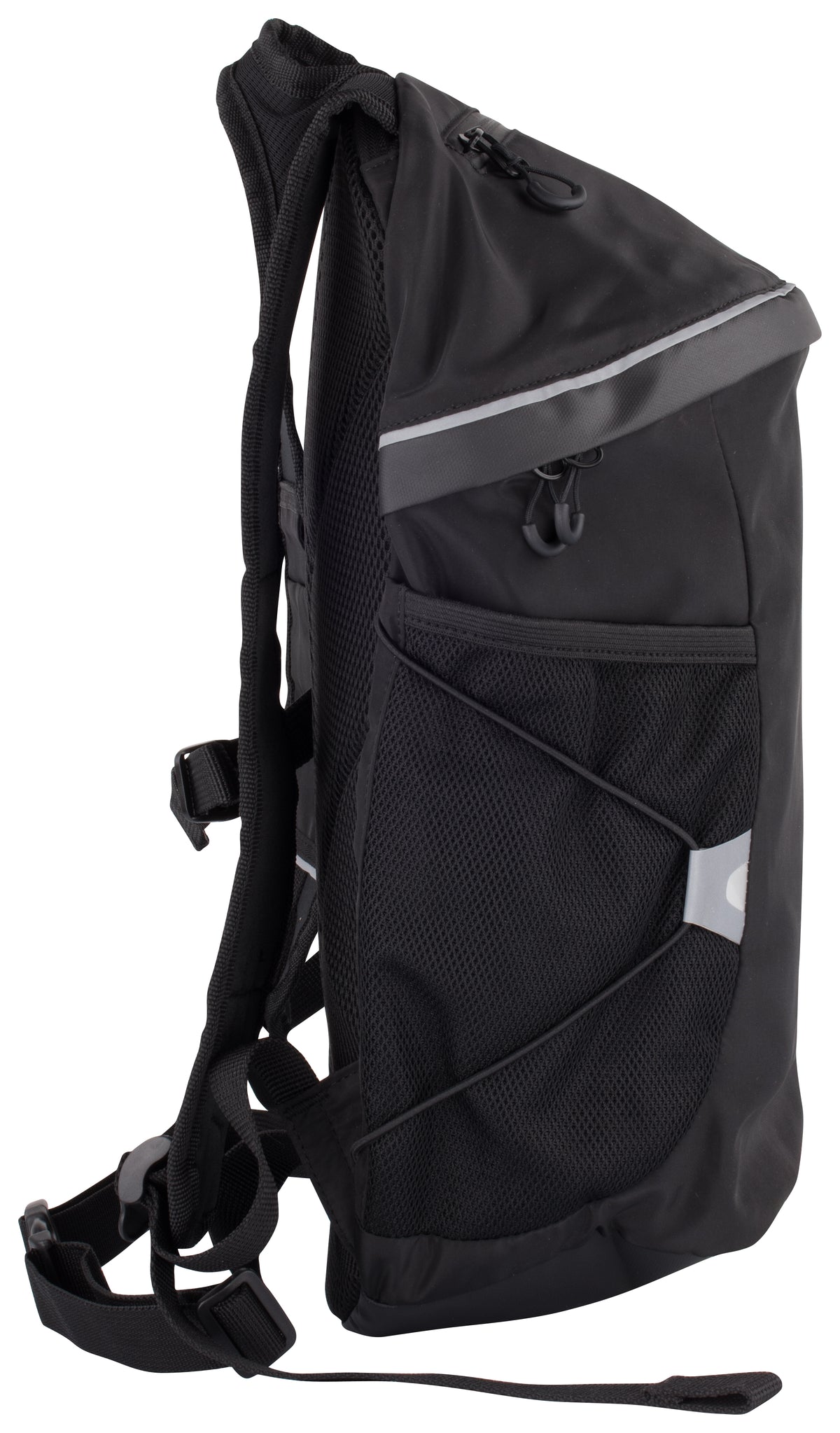 Clique 2.0 Daypack Schwarz, Seitenansicht rechts
