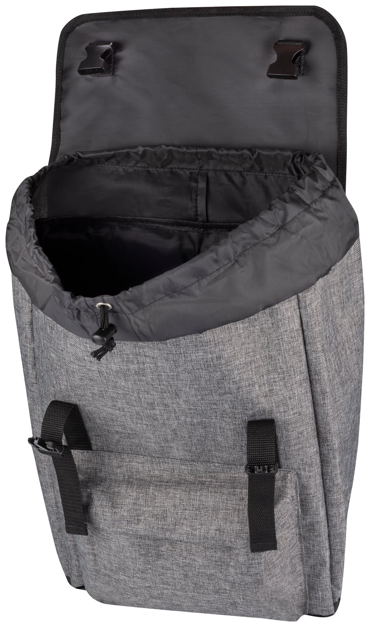 Clique Melange Backpack Graumeliert, Detailansicht