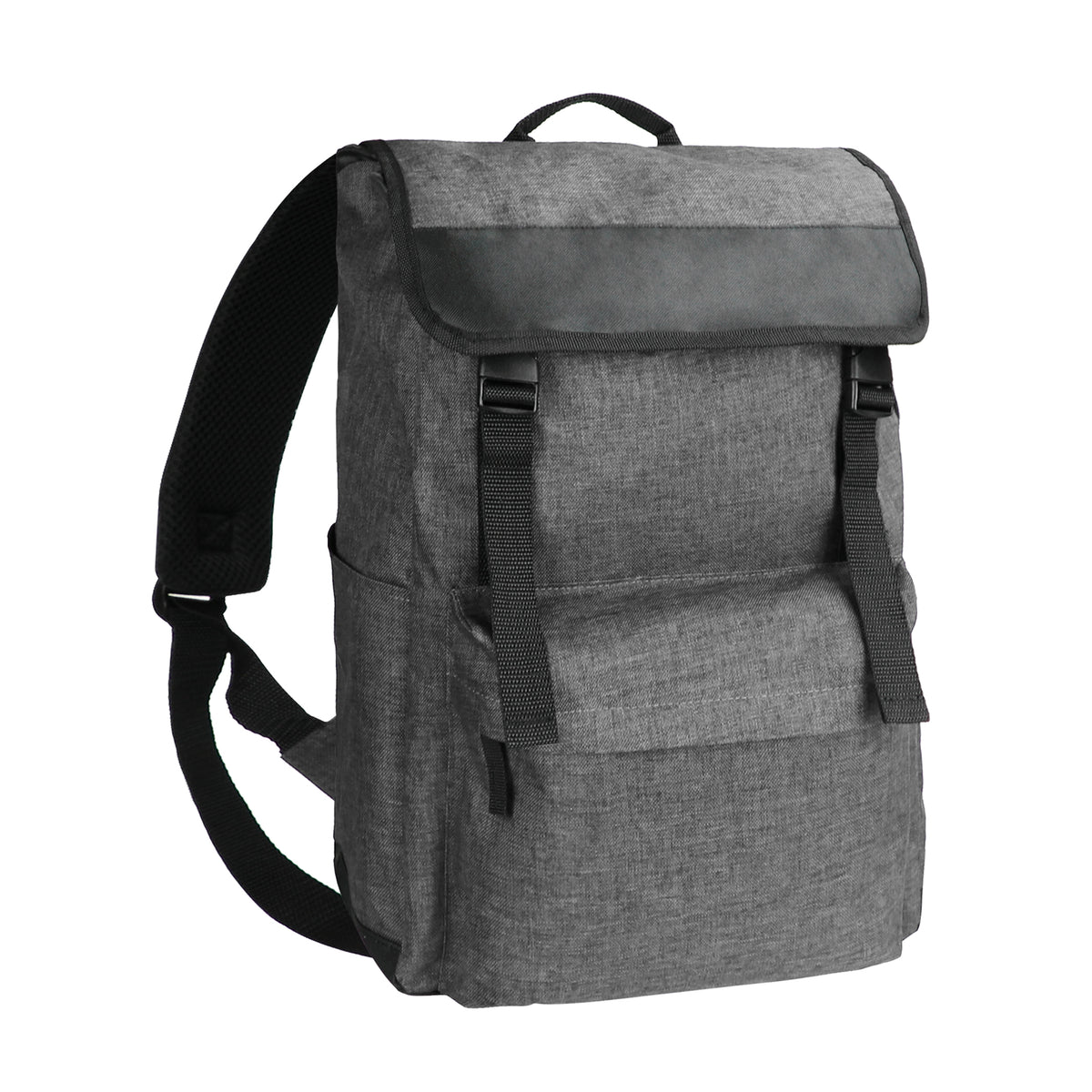 Clique Melange Backpack Graumeliert, Vorderansicht