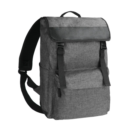 Clique Melange Backpack Graumeliert, Vorderansicht