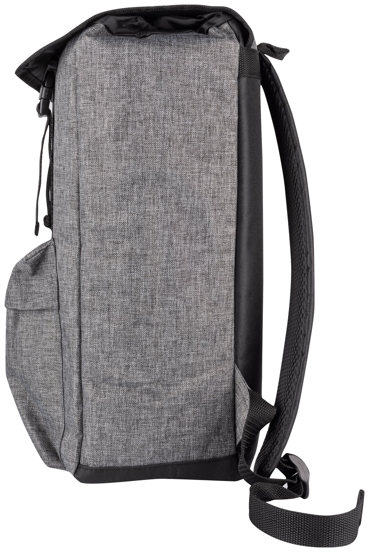 Clique Melange Backpack Graumeliert, Seitenansicht rechts