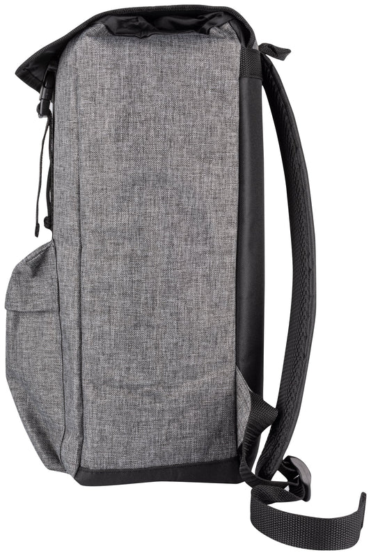 Clique Melange Backpack Graumeliert, Seitenansicht rechts