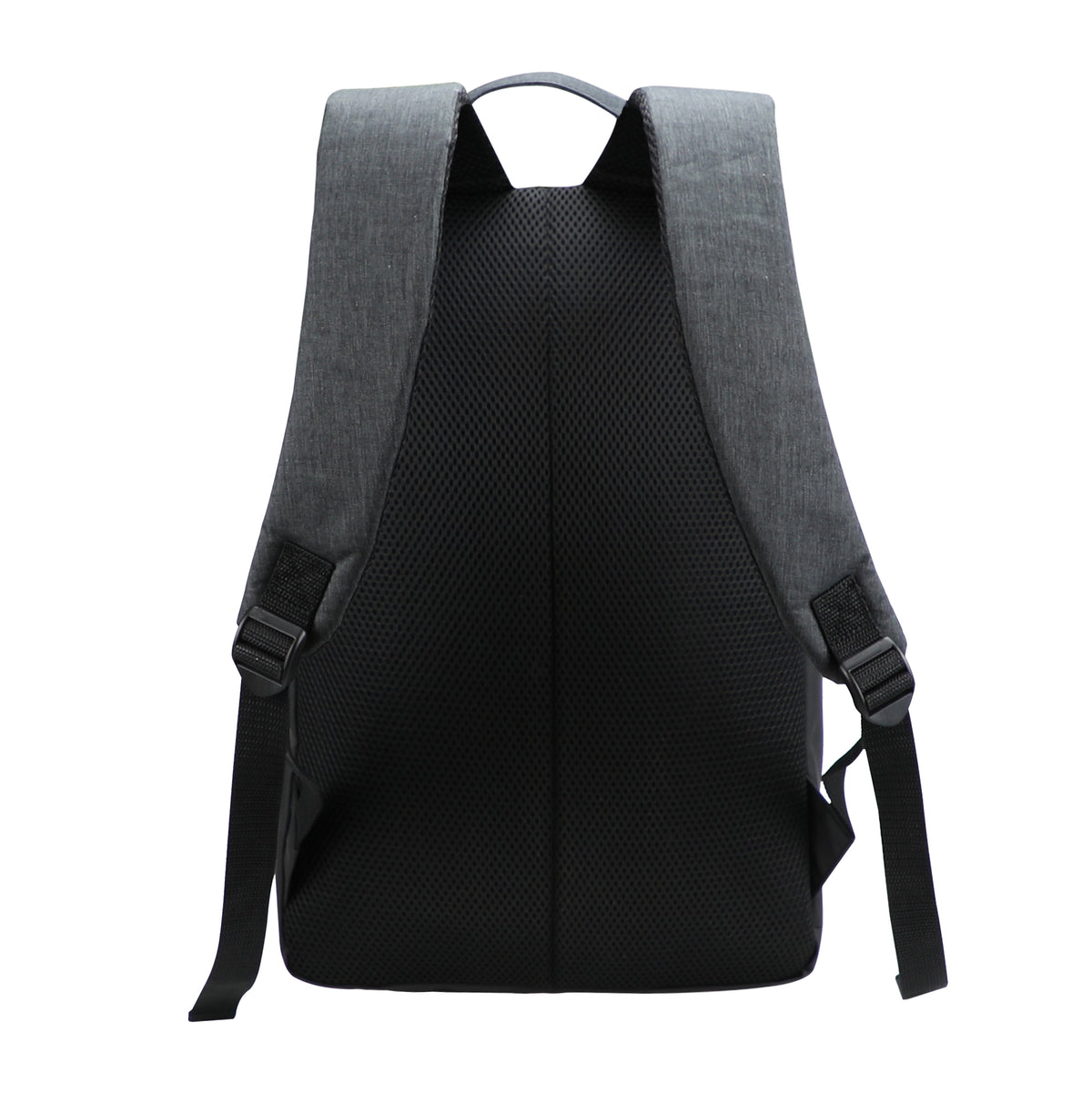 Clique Prestige Backpack Anthrazitmeliert, Rückansicht