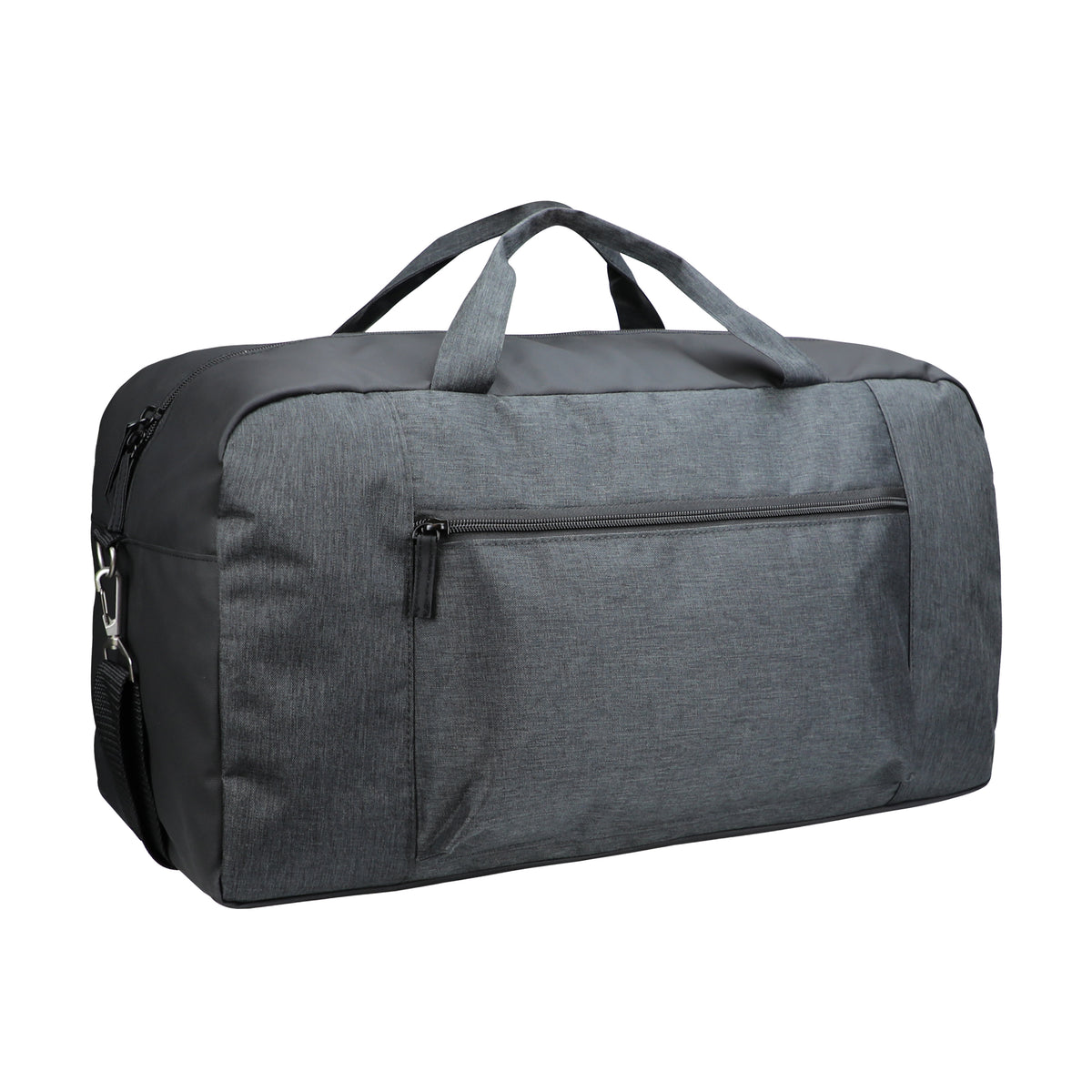 Clique Prestige Dufflebag Anthrazitmeliert, Vorderansicht