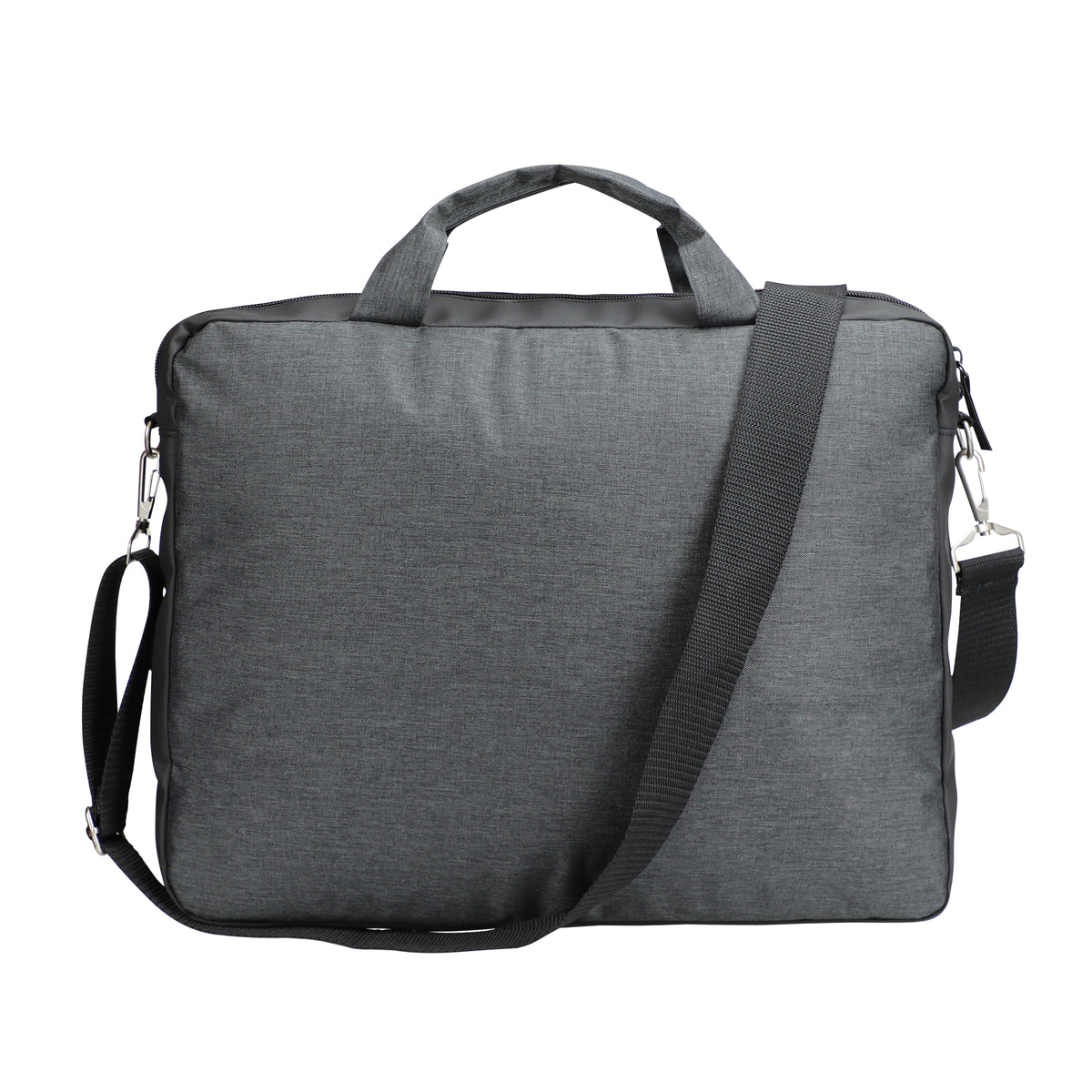 Clique Prestige Briefcase Anthrazitmeliert, Rückansicht