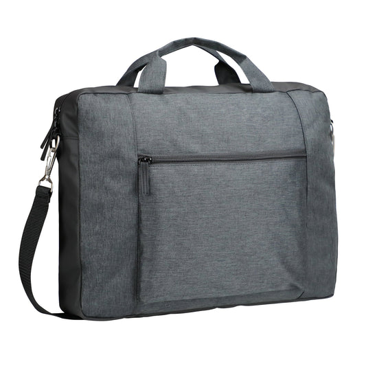 Clique Prestige Briefcase Anthrazitmeliert, Vorderansicht