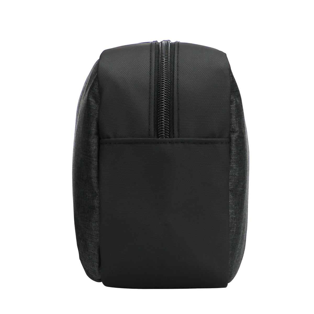 Clique Prestige Toilet Case Anthrazitmeliert, Seitenansicht links