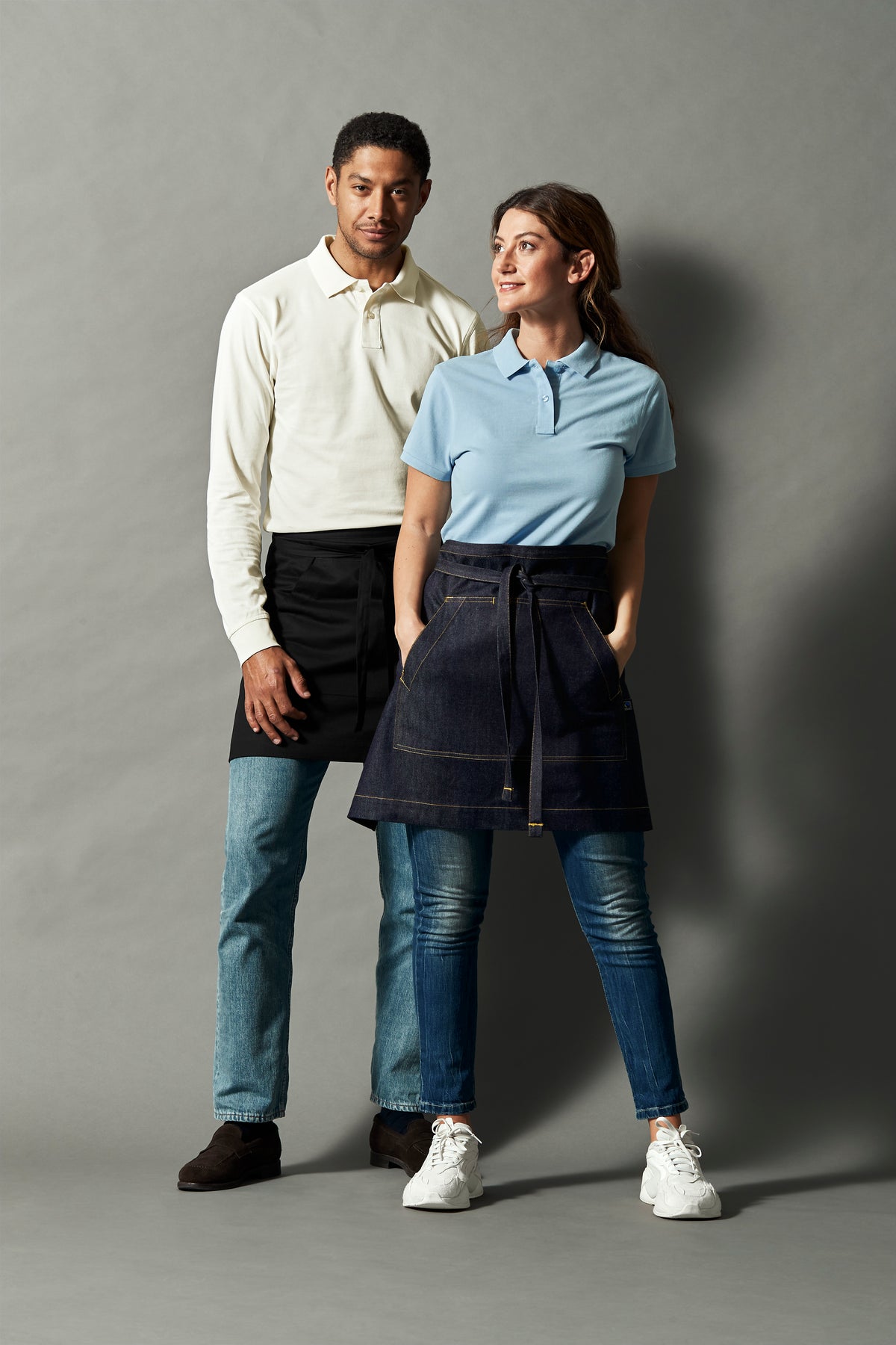 Cottover Waist Apron Short Dunkel Blau, Produktansicht
