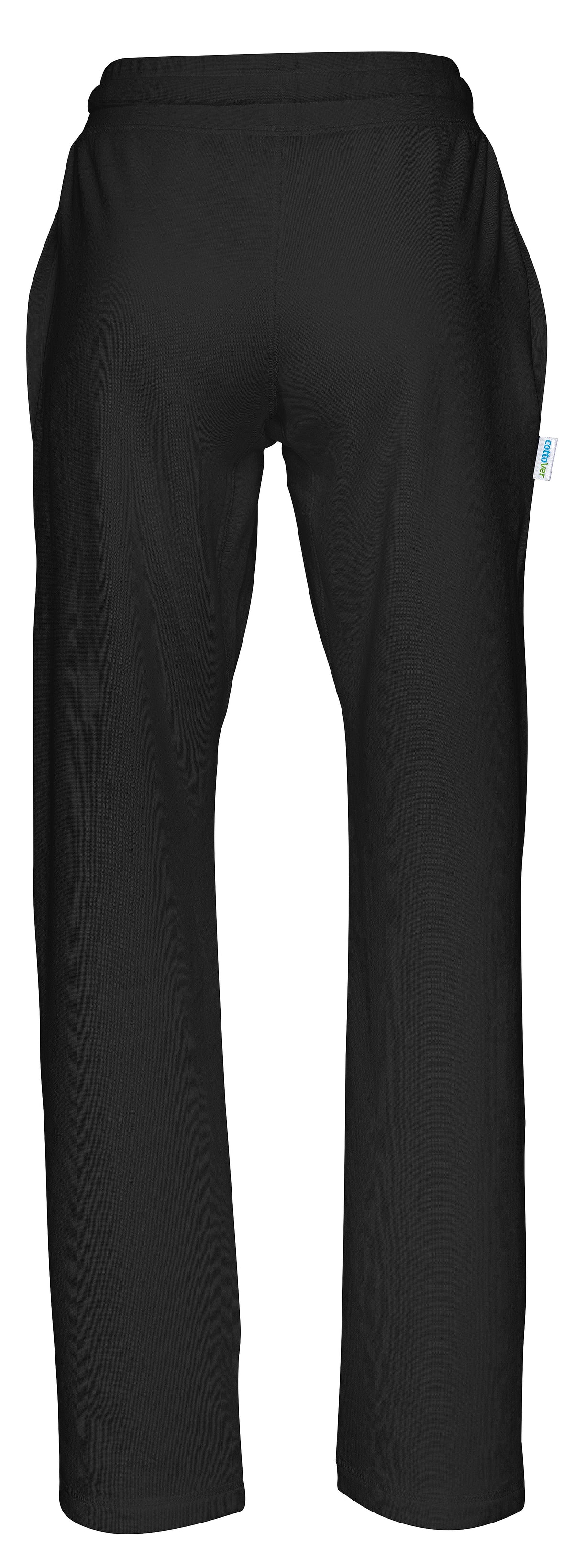 Cottover Sweat Pants Lady Schwarz, Rückansicht
