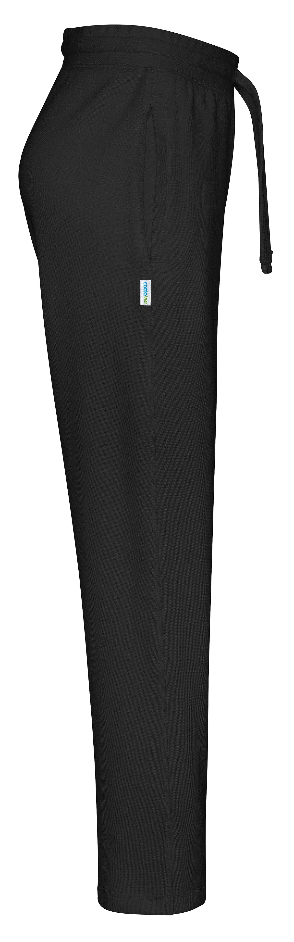Cottover Sweat Pants Lady Schwarz, Seitenansicht rechts