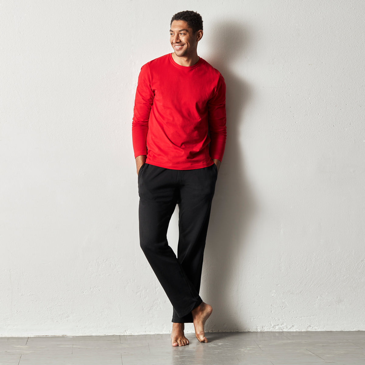 Cottover Sweat Pants Man Schwarz, Produktansicht