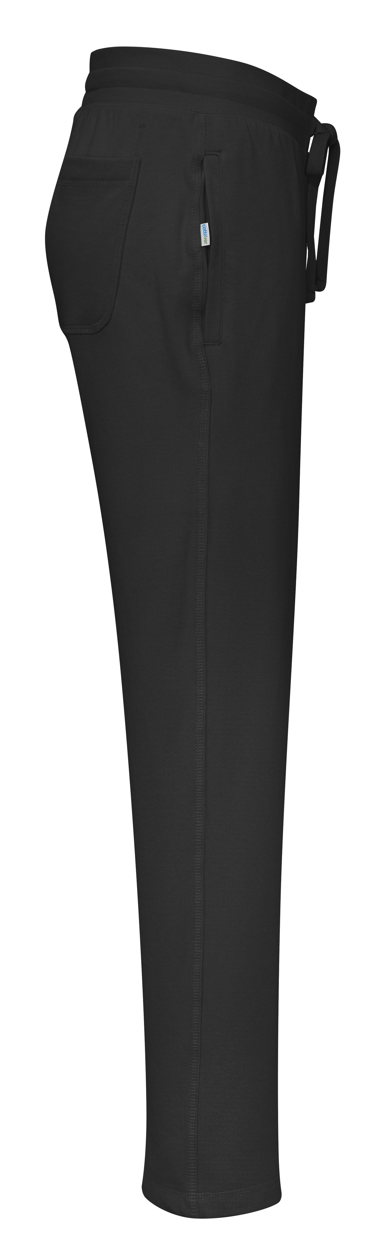 Cottover Sweat Pants Man Schwarz, Seitenansicht rechts