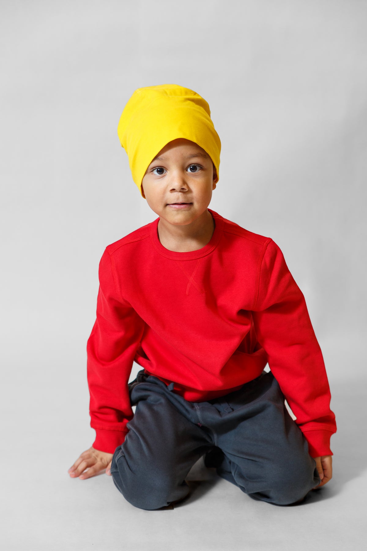 Cottover Beanie Gelb, Produktansicht