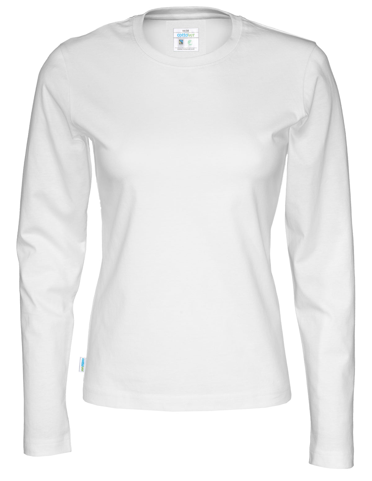 Cottover T-shirt Long Sleeve Lady Weiss, Vorderansicht