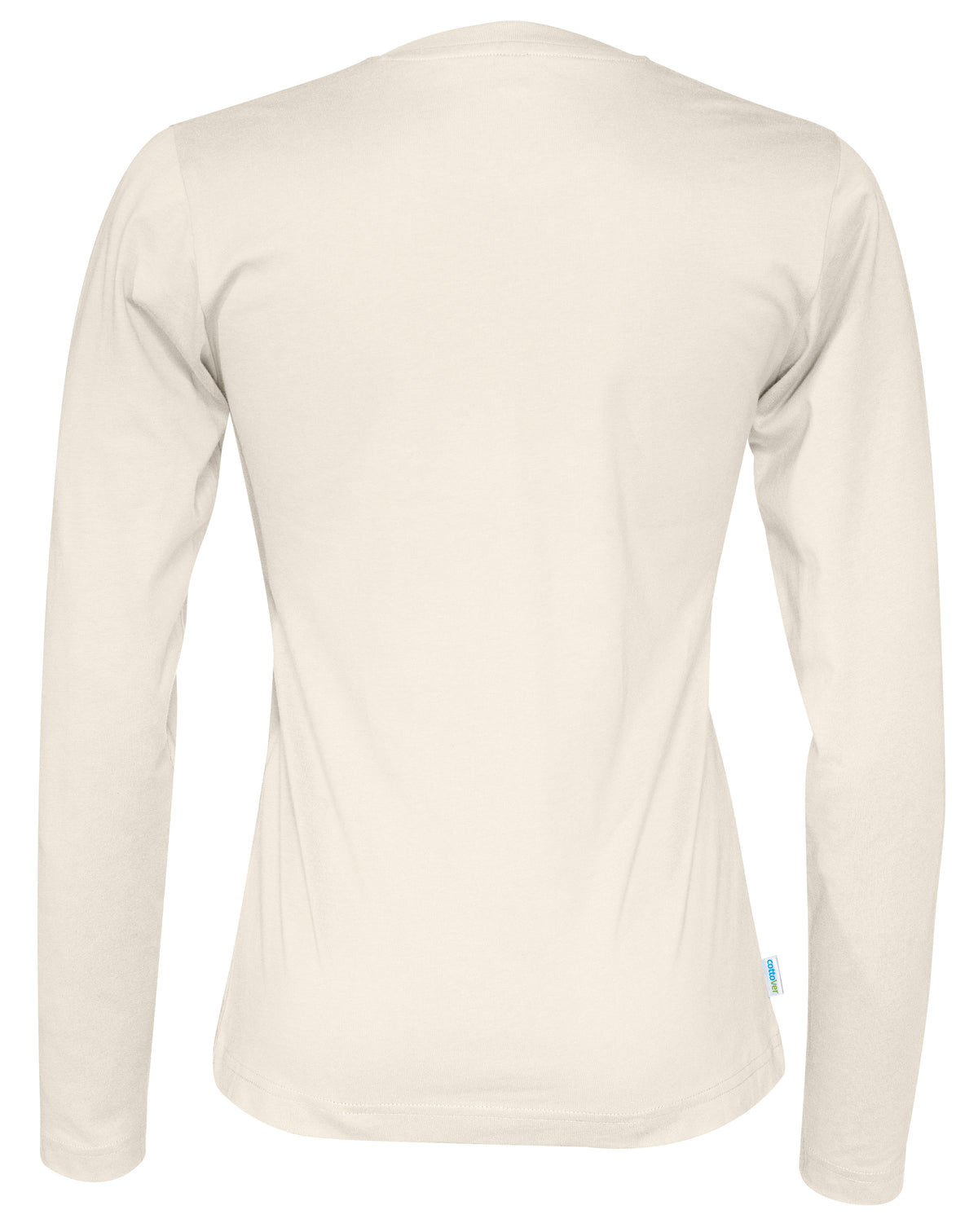 Cottover T-shirt Long Sleeve Lady Eierschale, Rückansicht