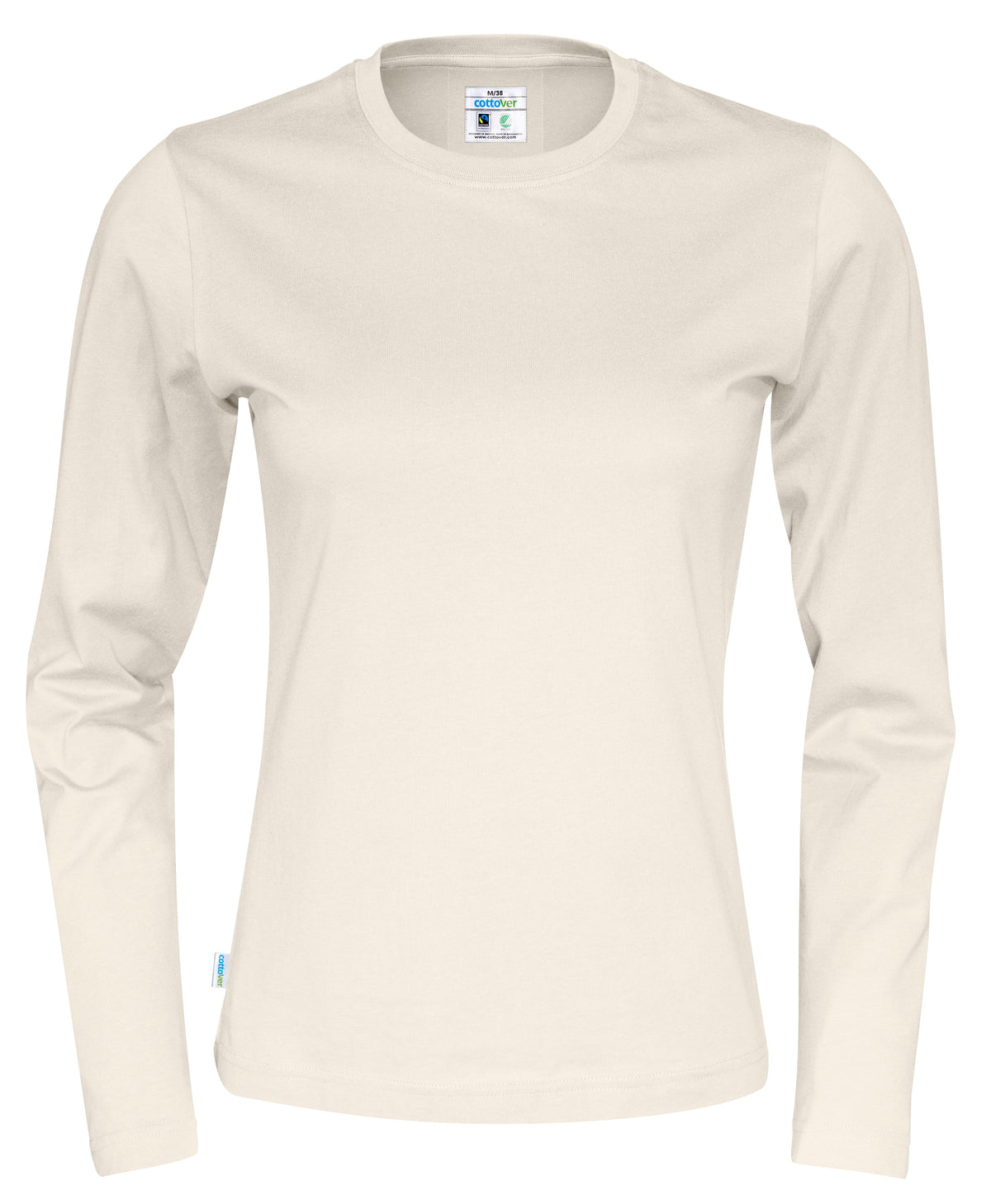 Cottover T-shirt Long Sleeve Lady Eierschale, Vorderansicht