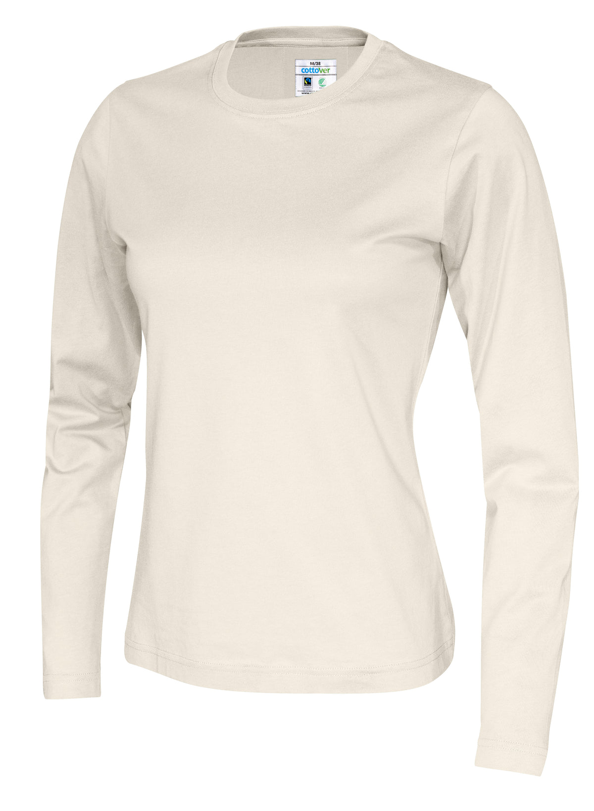 Cottover T-shirt Long Sleeve Lady Eierschale, Seitenansicht rechts