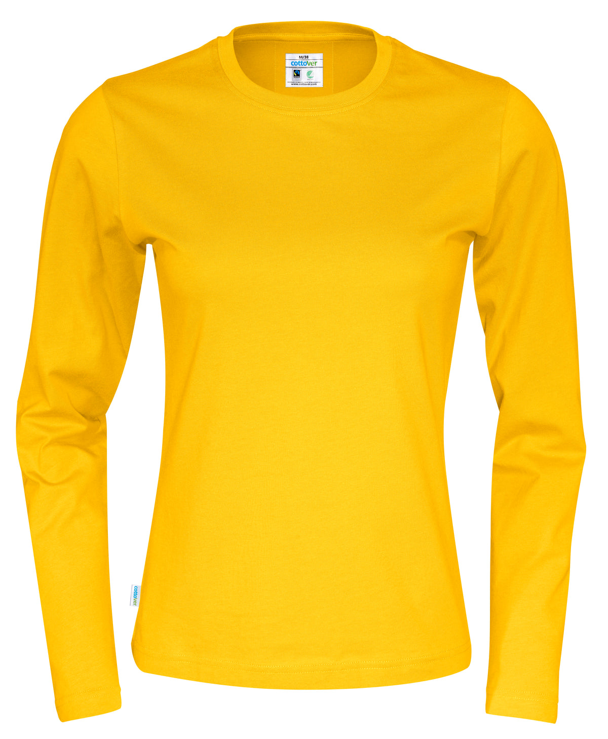 Cottover T-shirt Long Sleeve Lady Gelb, Vorderansicht