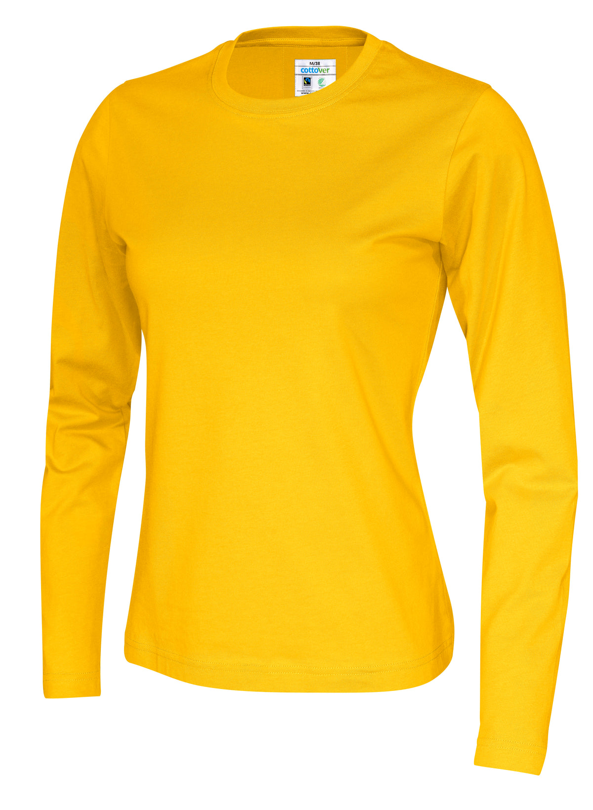 Cottover T-shirt Long Sleeve Lady Gelb, Seitenansicht rechts