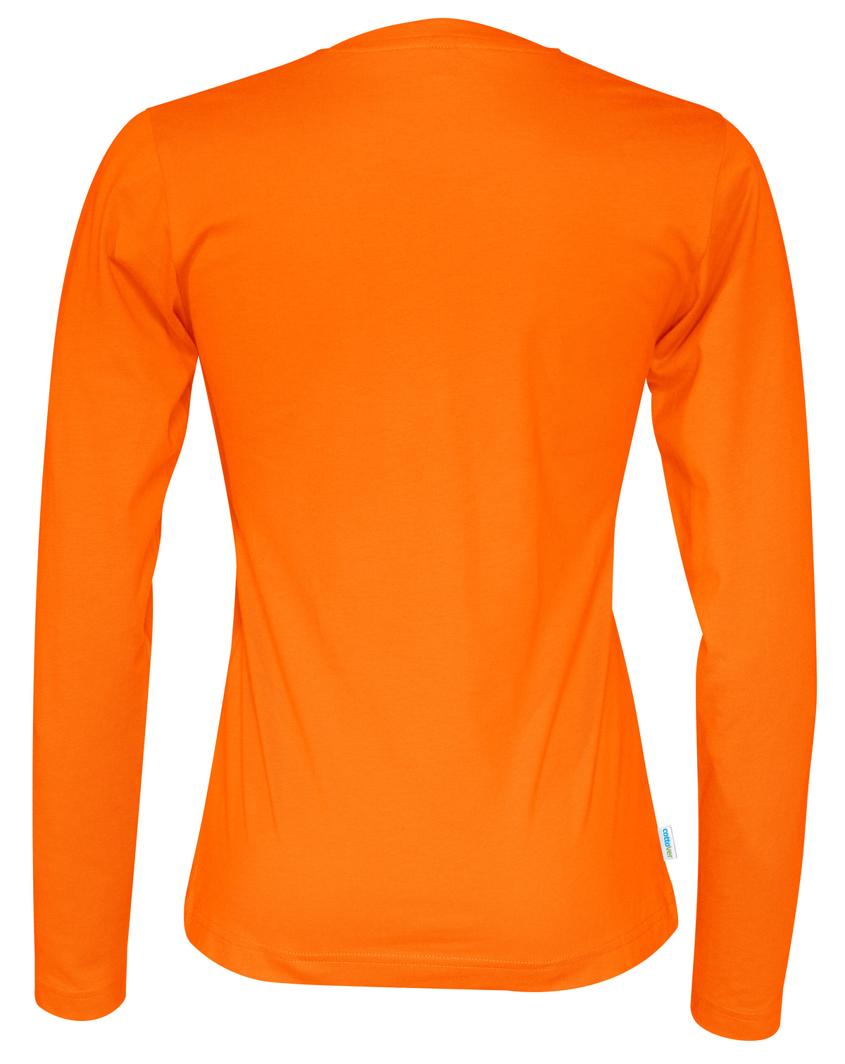 Cottover T-shirt Long Sleeve Lady Orange, Rückansicht