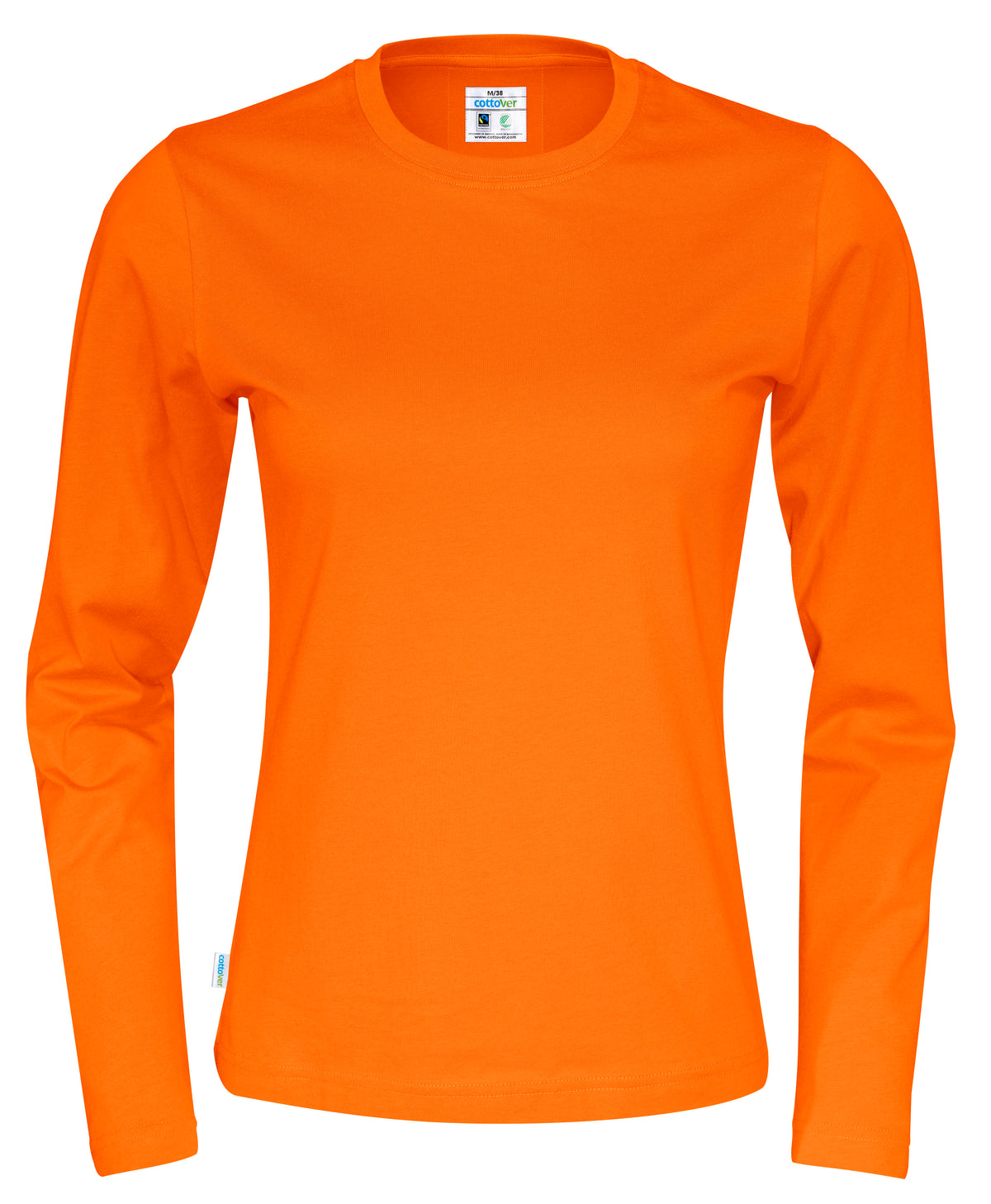 Cottover T-shirt Long Sleeve Lady Orange, Vorderansicht