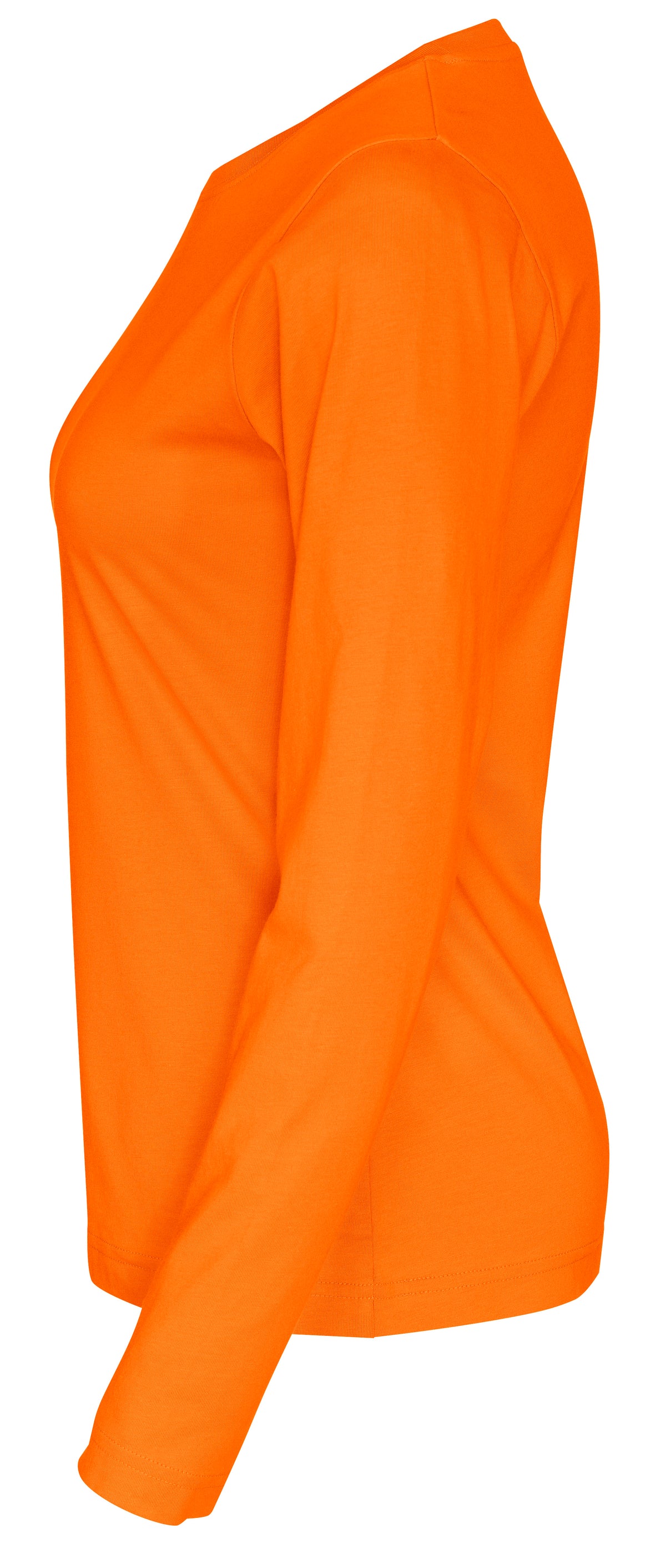 Cottover T-shirt Long Sleeve Lady Orange, Seitenansicht links