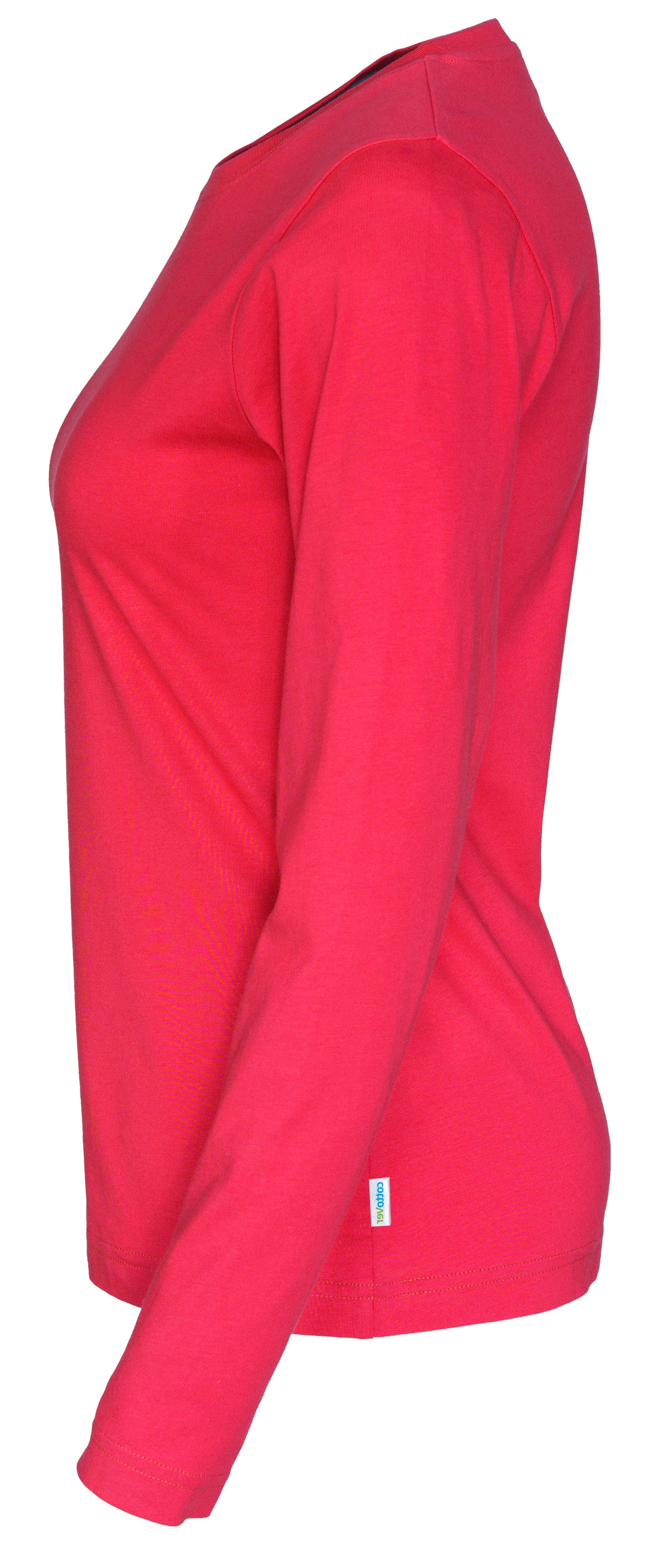Cottover T-shirt Long Sleeve Lady Rot, Seitenansicht links