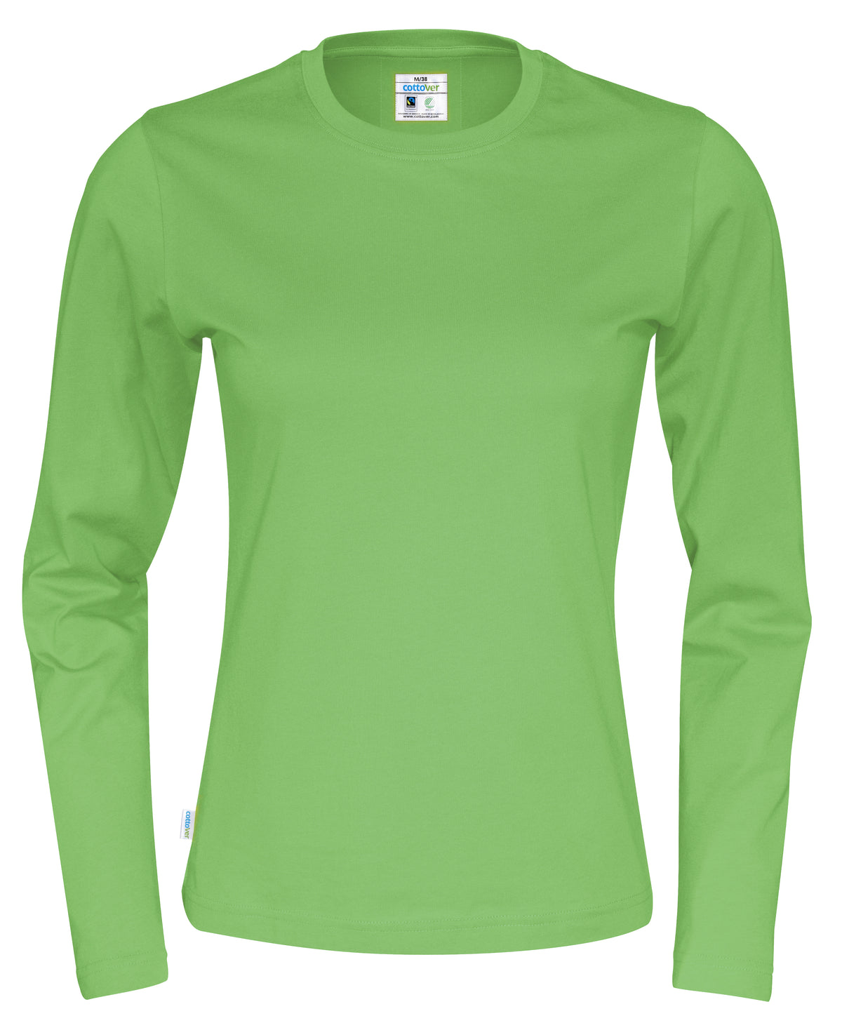 Cottover T-shirt Long Sleeve Lady Grün, Vorderansicht