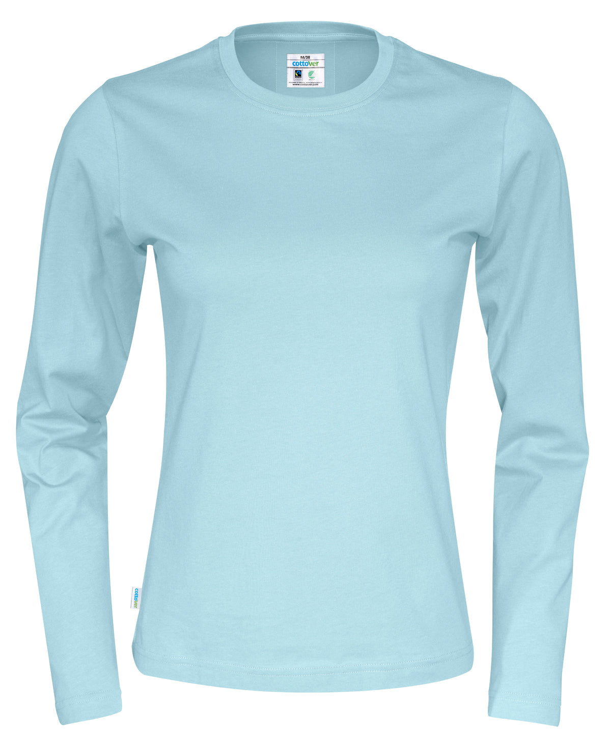 Cottover T-shirt Long Sleeve Lady Hellblau, Vorderansicht