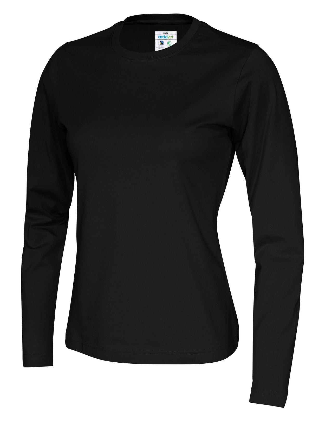 Cottover T-shirt Long Sleeve Lady Schwarz, Seitenansicht rechts