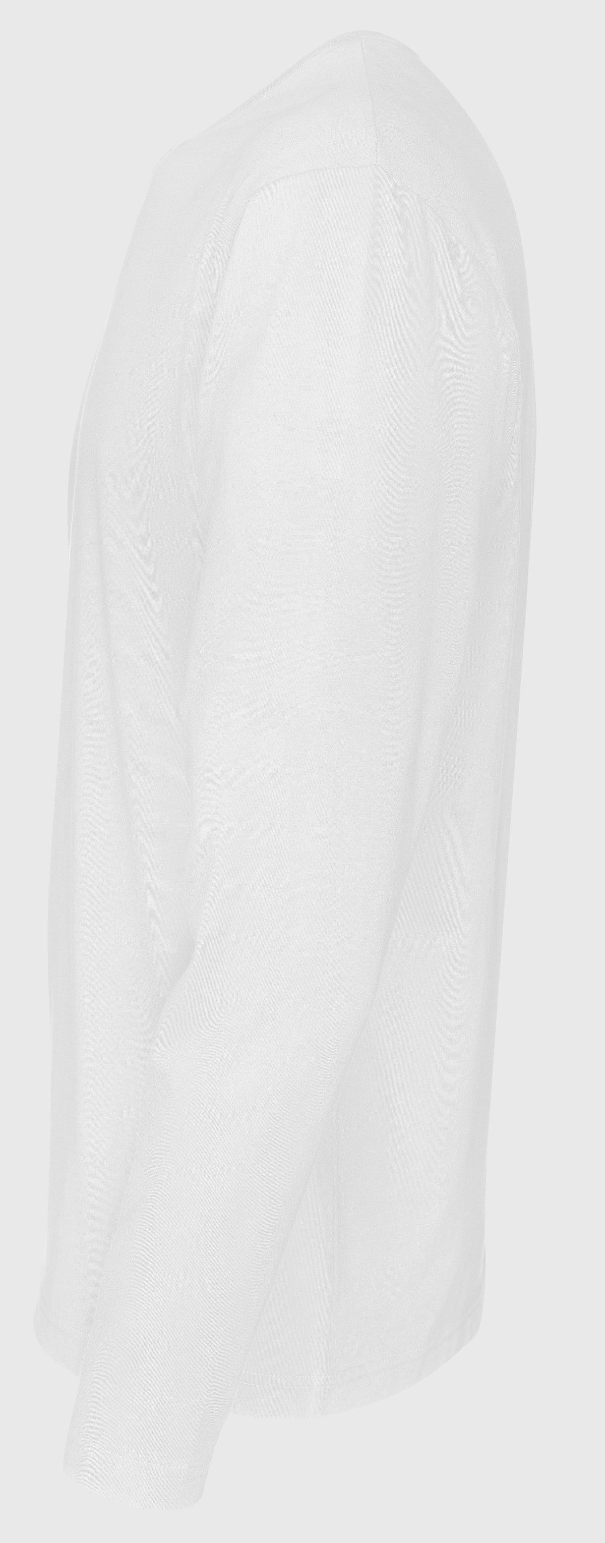 Cottover T-shirt Long Sleeve Man Weiss, Seitenansicht links