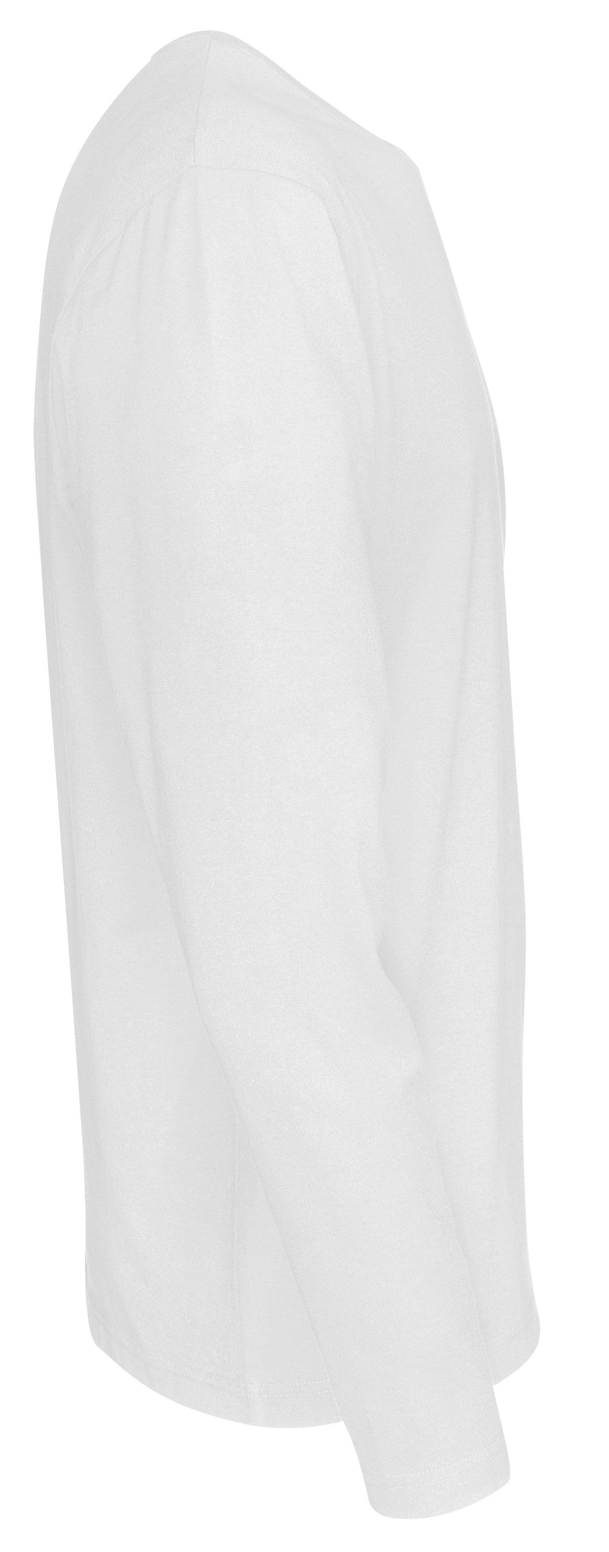 Cottover T-shirt Long Sleeve Man Weiss, Seitenansicht rechts
