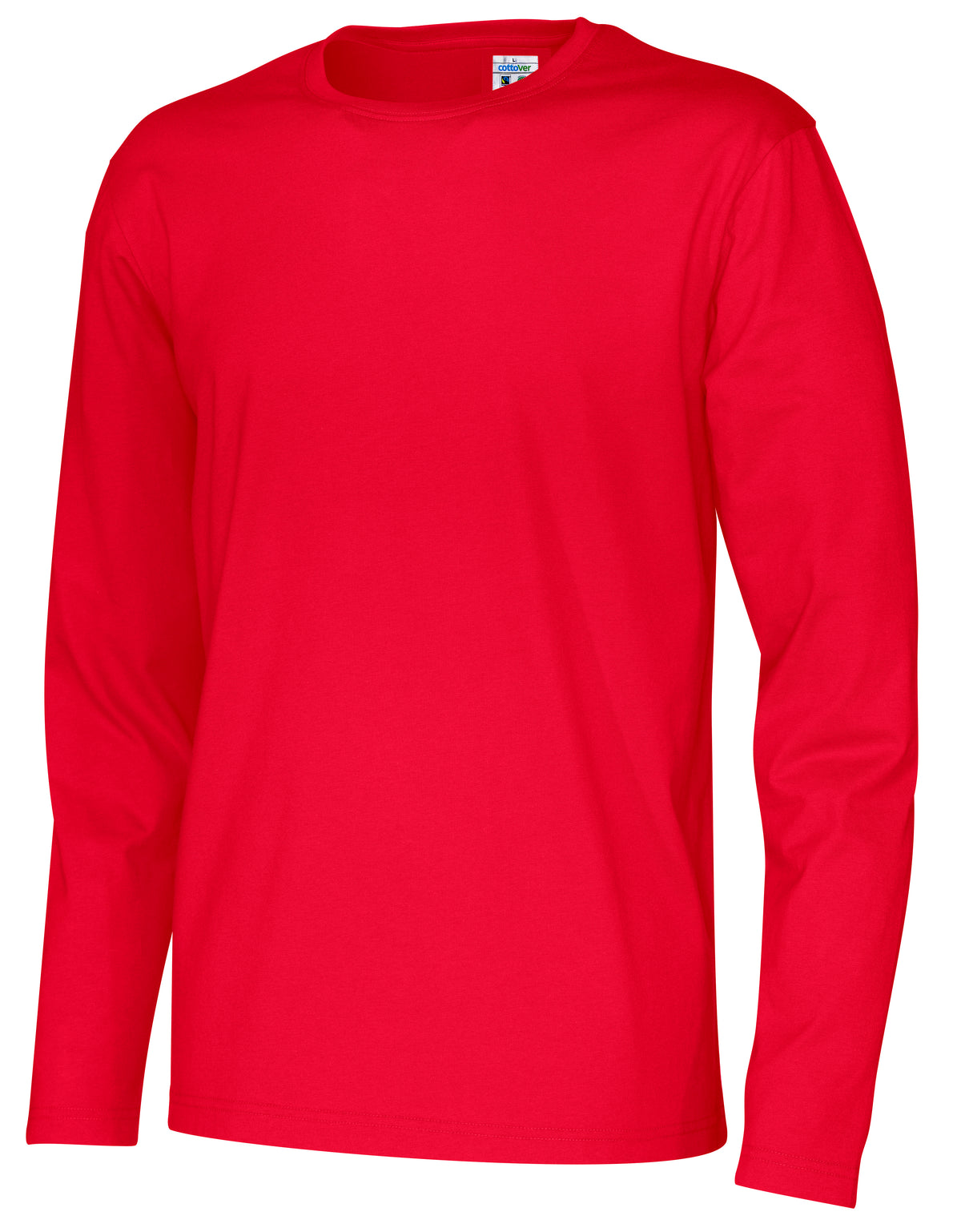 Cottover T-shirt Long Sleeve Man Rot, Seitenansicht rechts