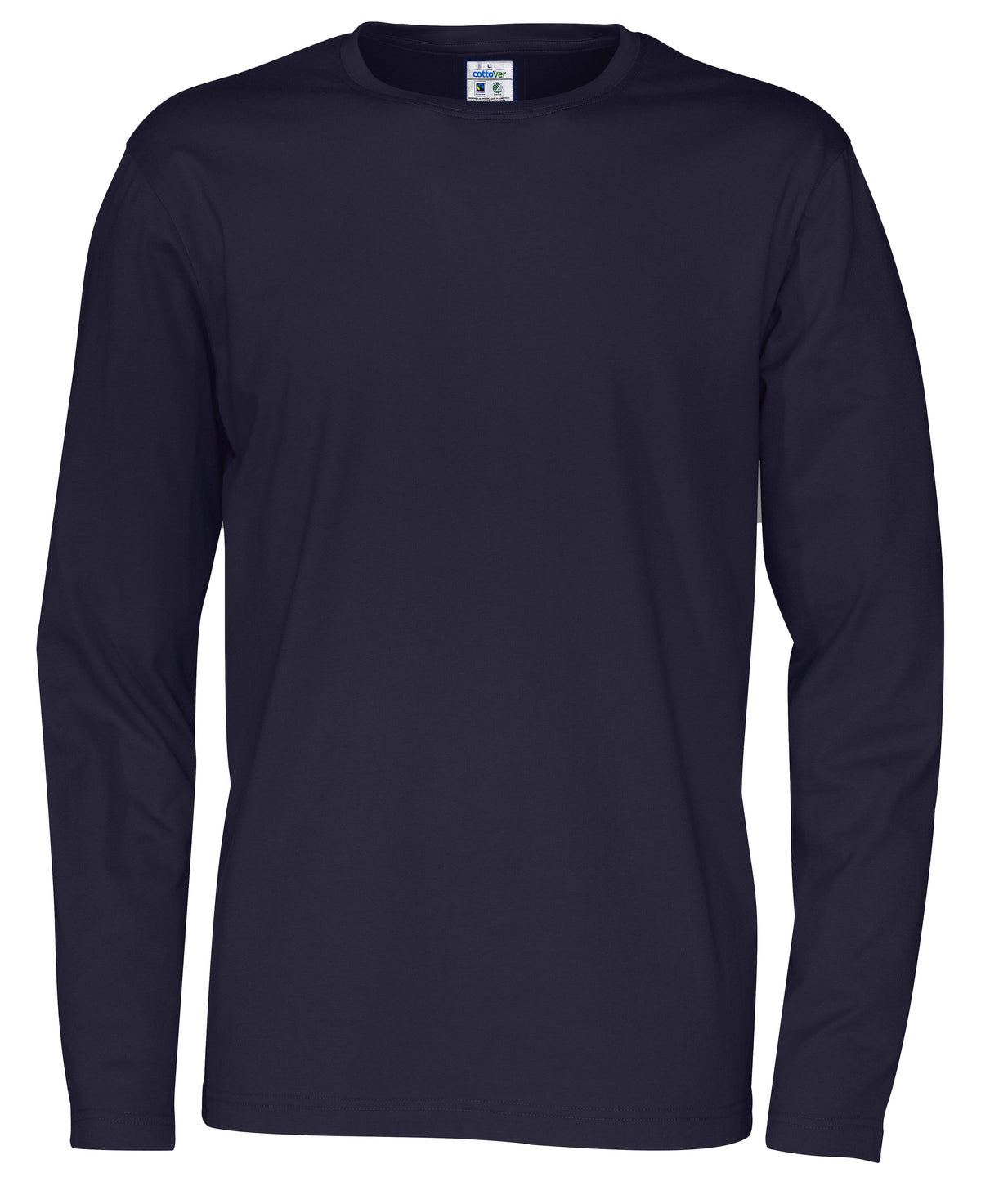 Cottover T-shirt Long Sleeve Man Marine, Vorderansicht