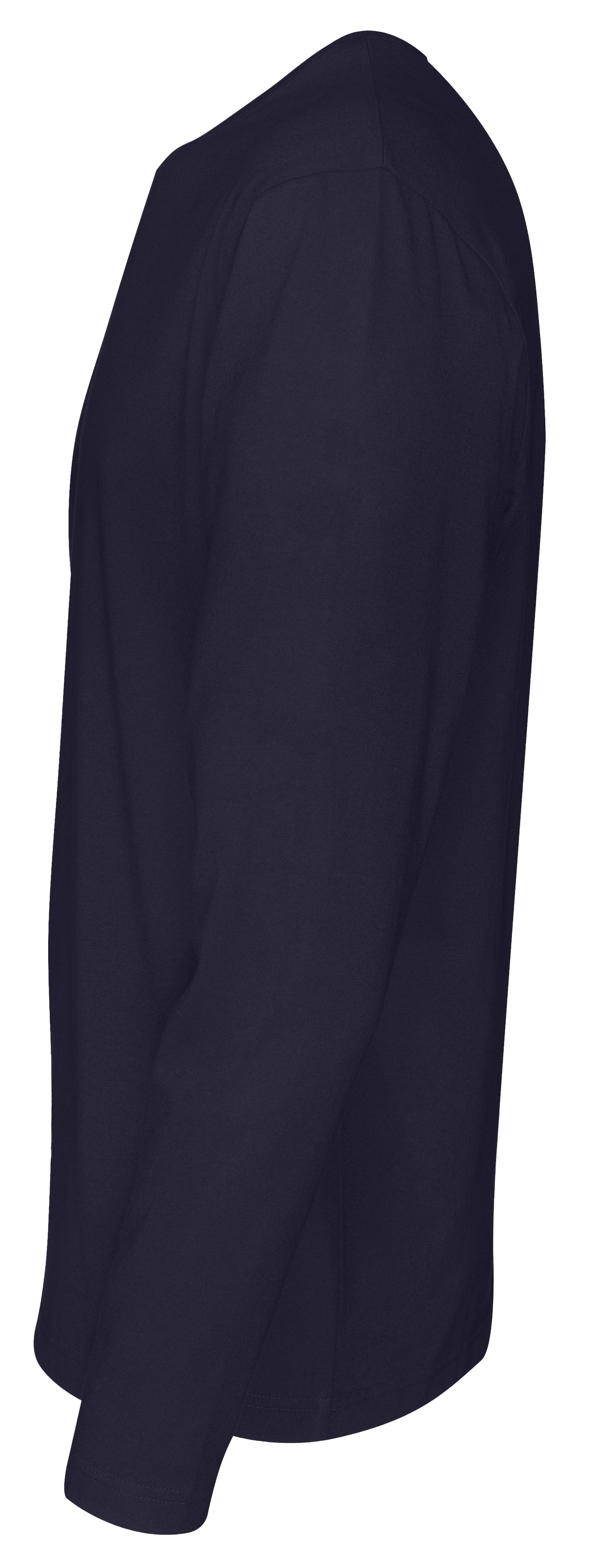 Cottover T-shirt Long Sleeve Man Marine, Seitenansicht links