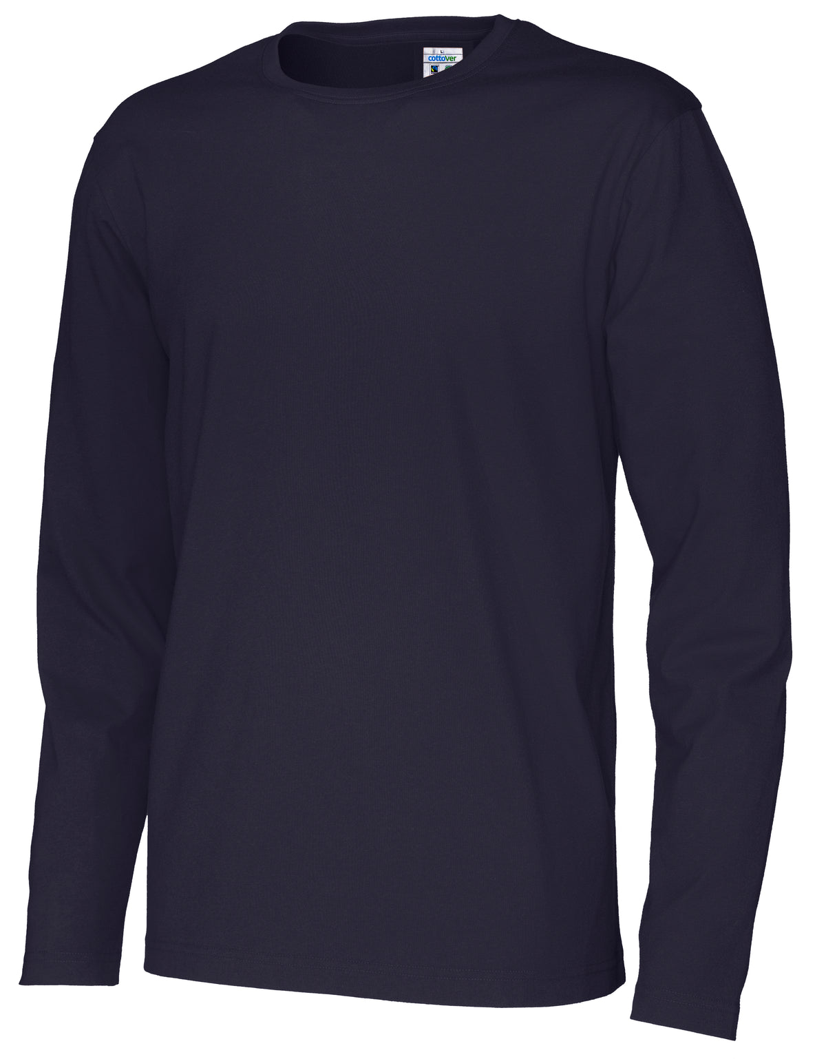 Cottover T-shirt Long Sleeve Man Marine, Seitenansicht rechts