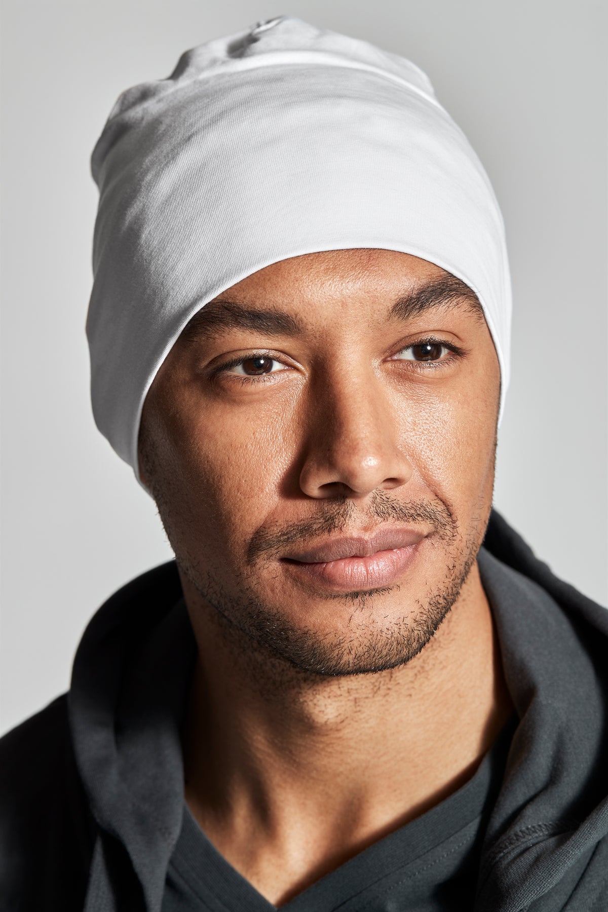 Cottover Beanie Weiss, Produktansicht