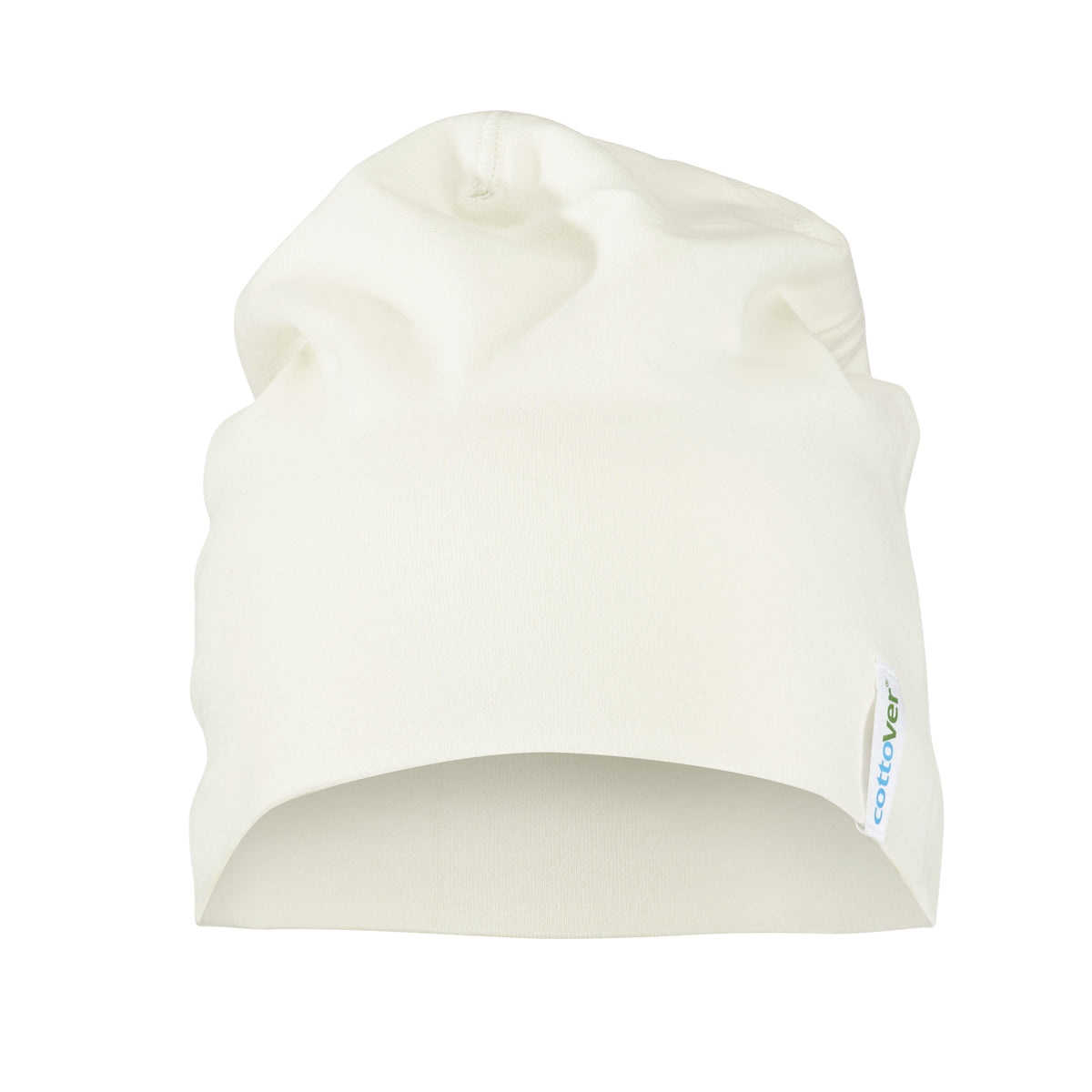 Cottover Beanie Eierschale, Vorderansicht